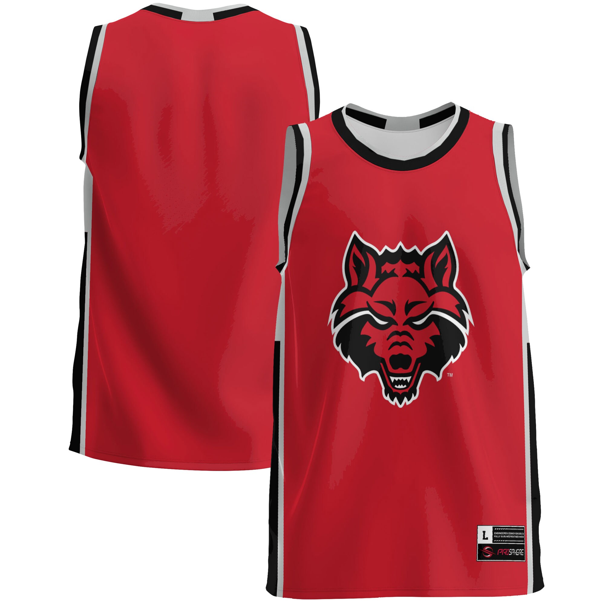 Arkansas State Red Wolves Basketball Jersey - Scarlet