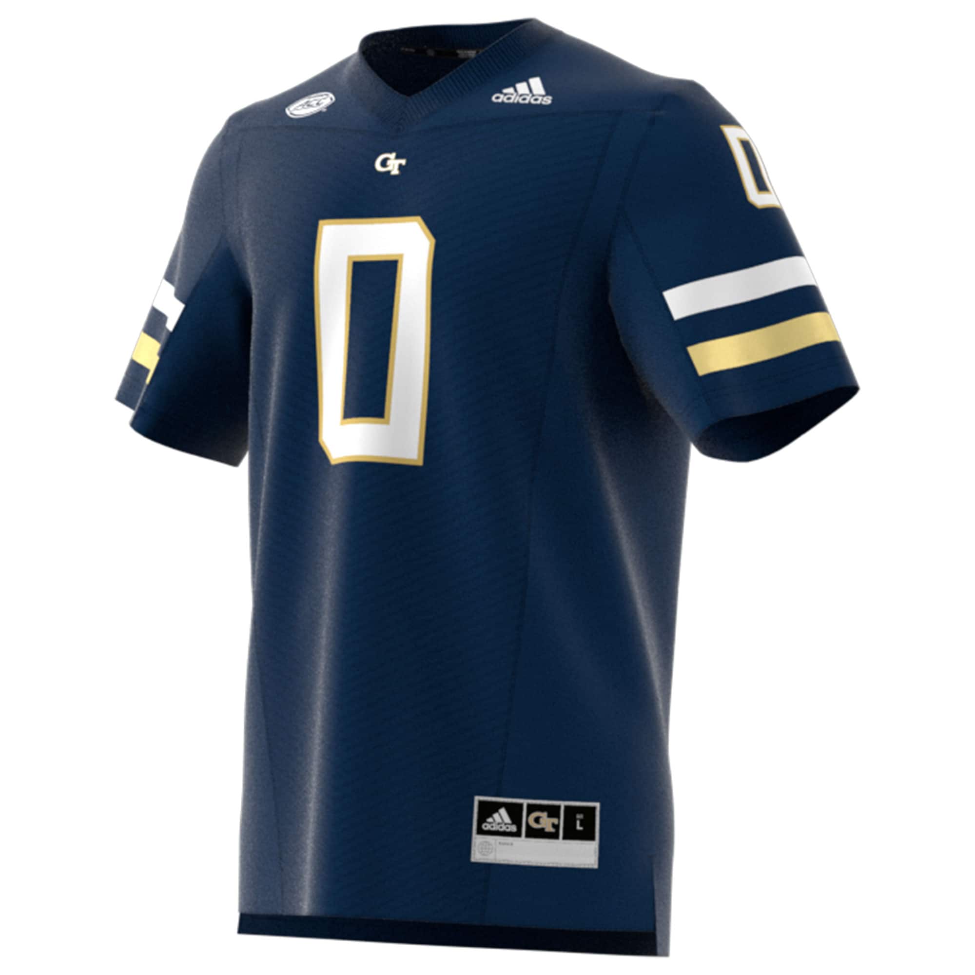 Georgia Tech Yellow Jackets adidas Premier Strategy Jersey - Navy
