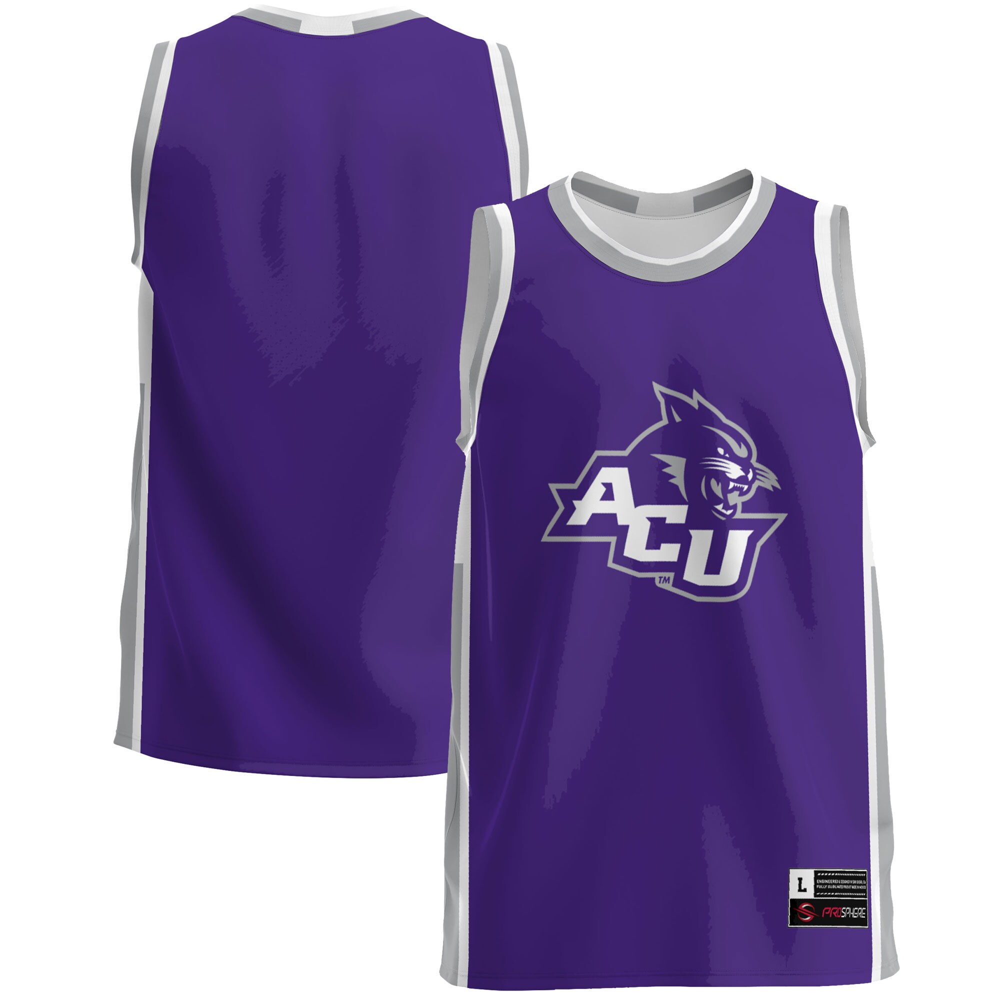 Abilene Christian University Wildcats Basketball Jersey - Purple