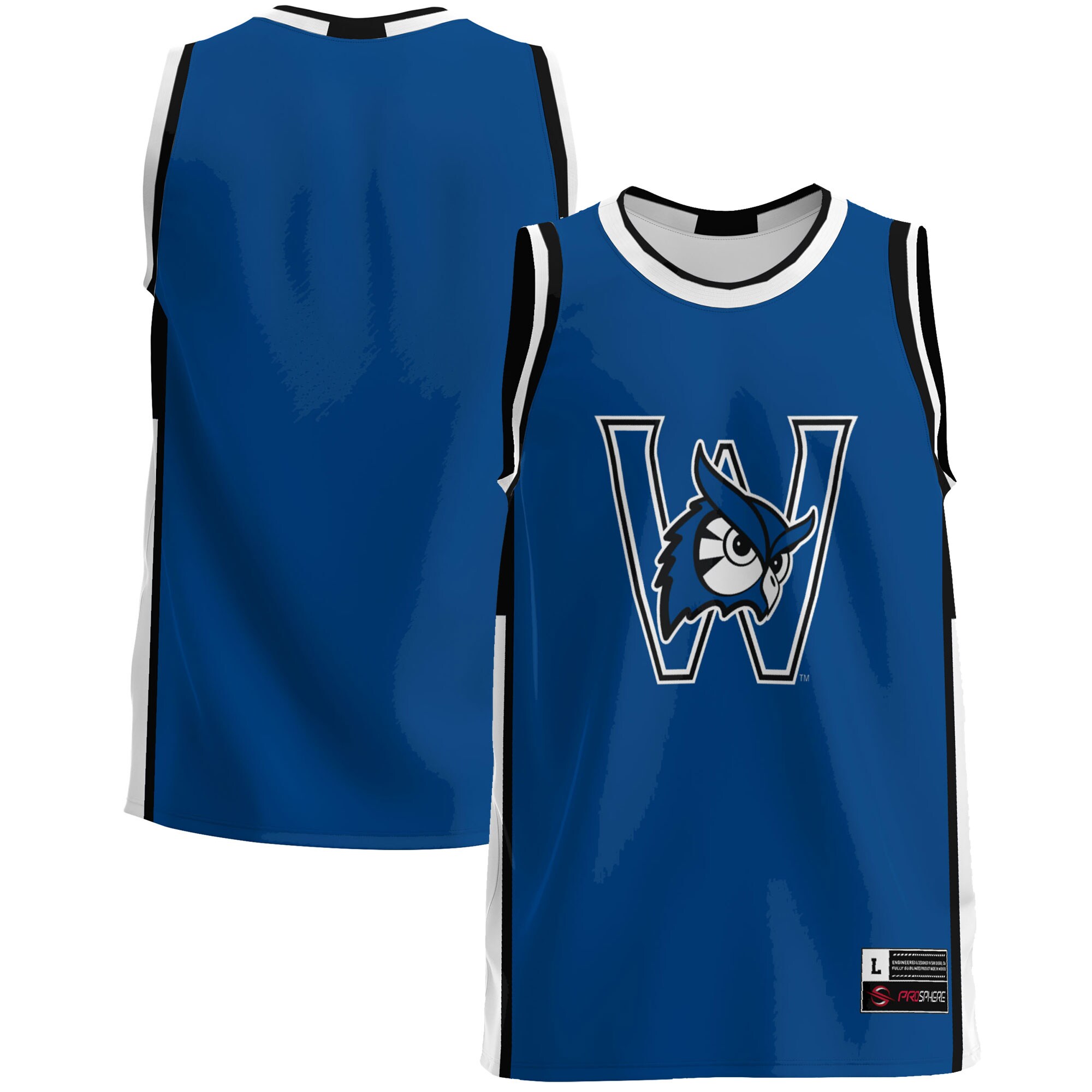Westfield State Owls Basketball Jersey - Blue