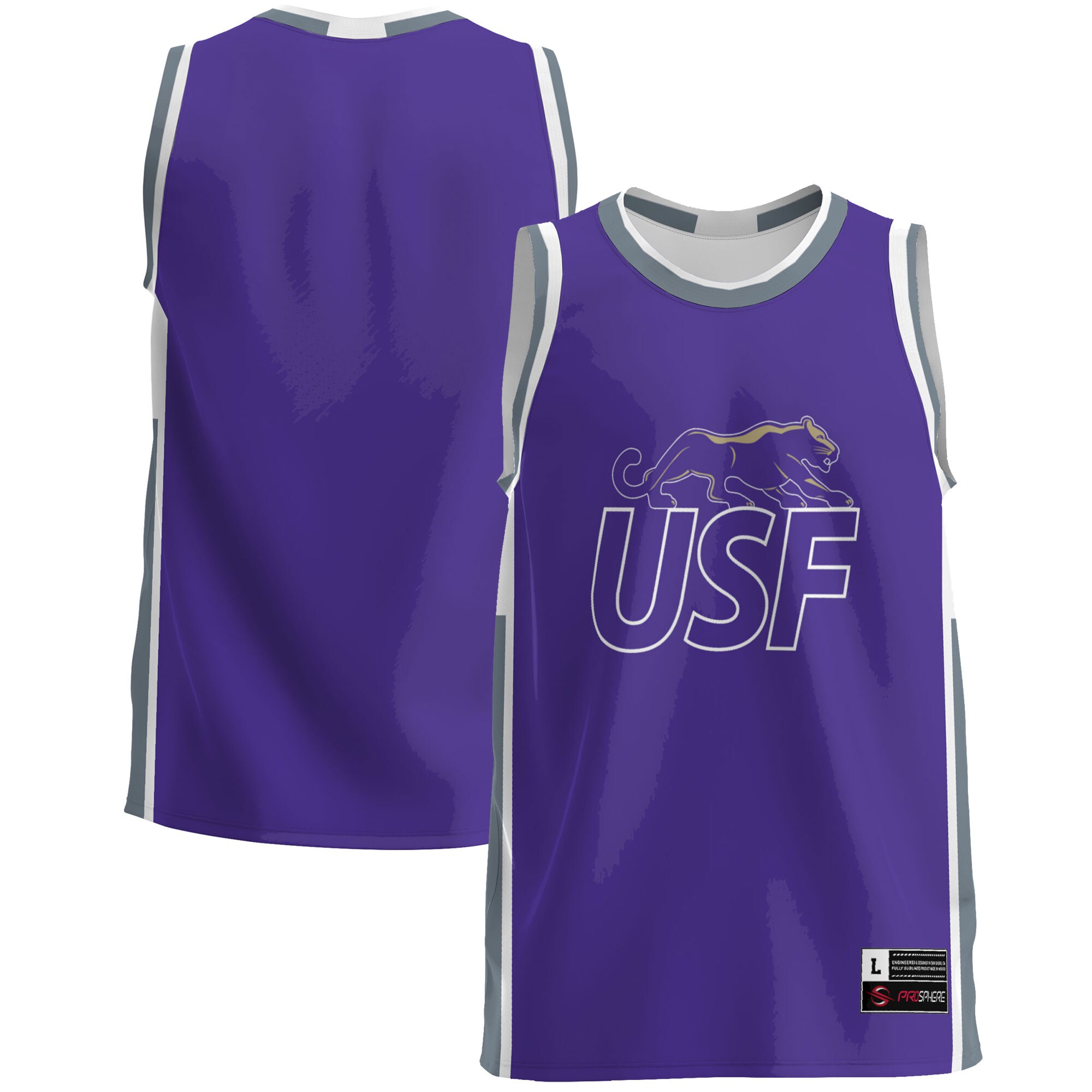 University of Sioux Falls Cougars Basketball Jersey - Purple