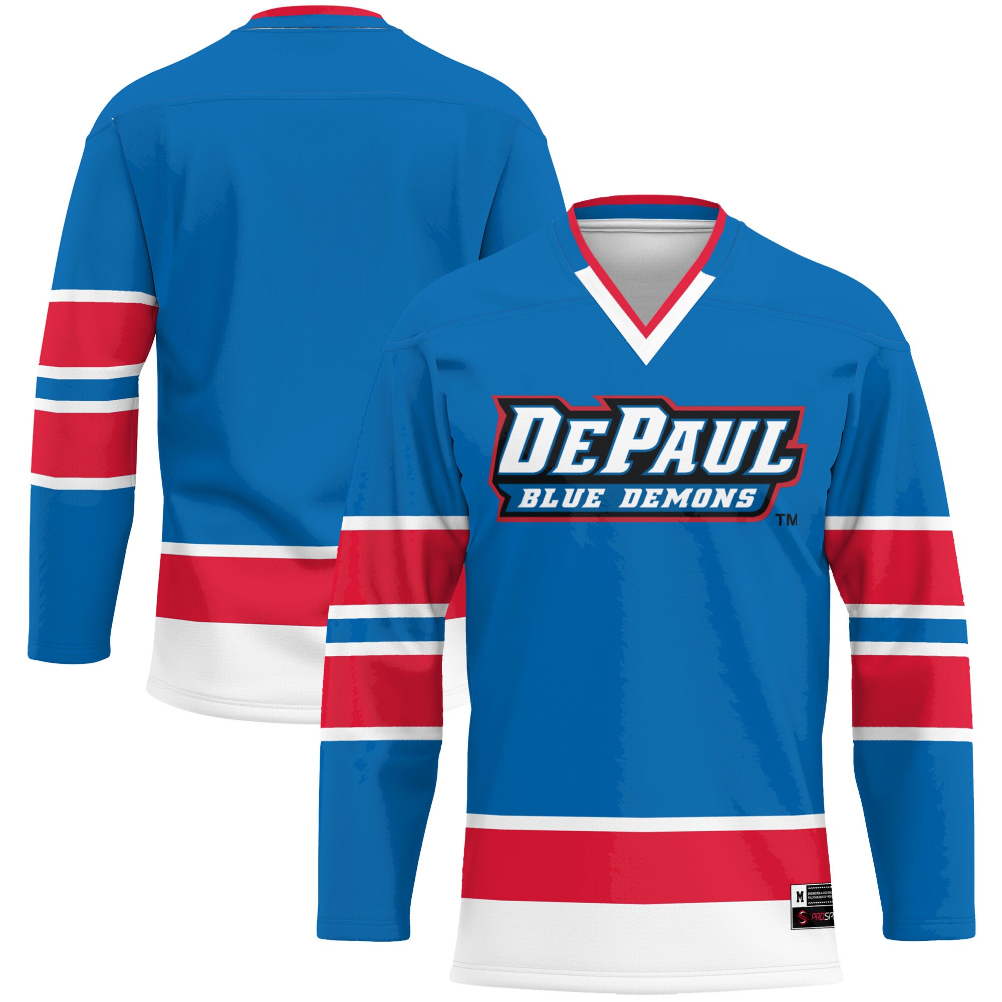 DePaul Blue Demons Hockey Jersey - Royal