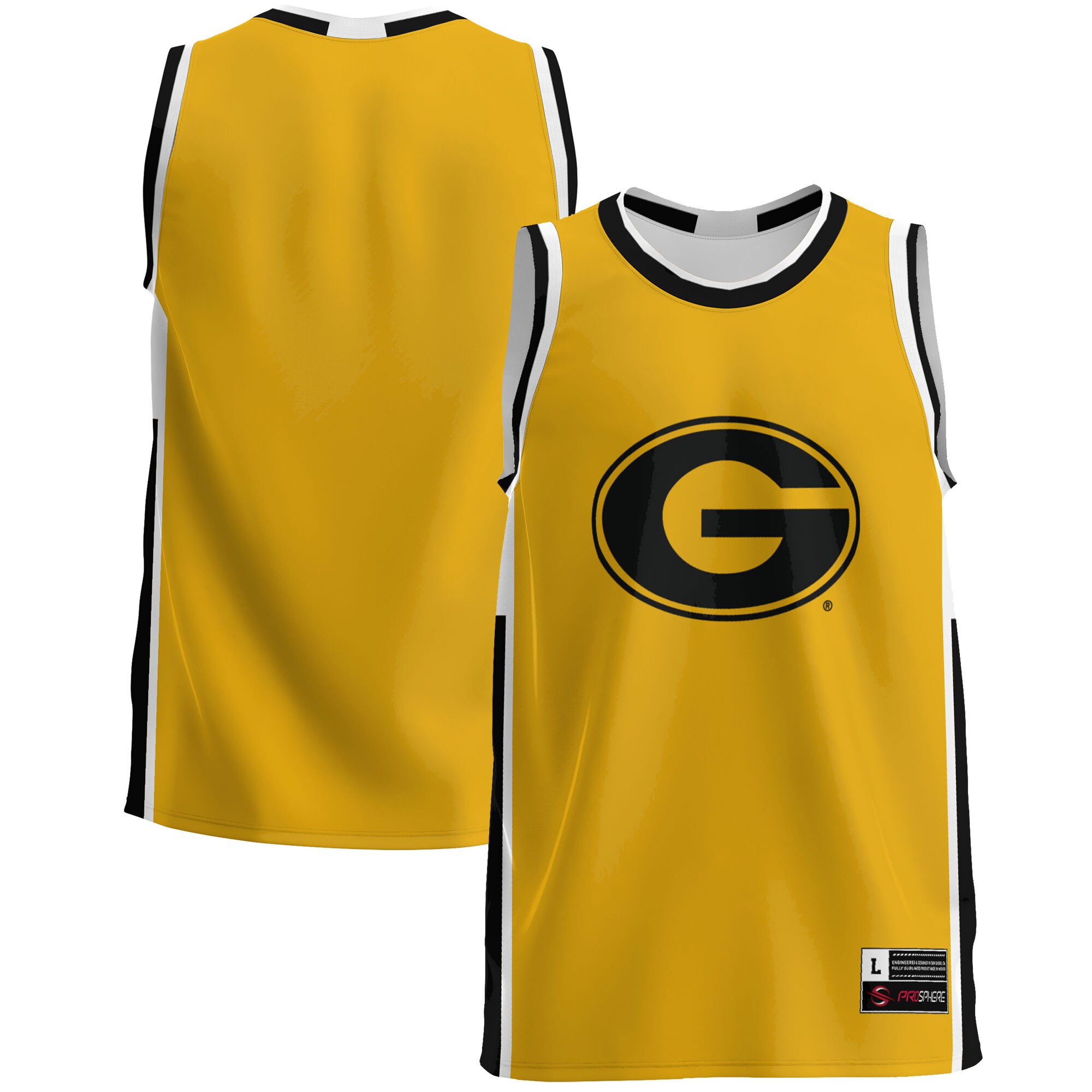 Grambling Tigers Basketball Jersey - Gold