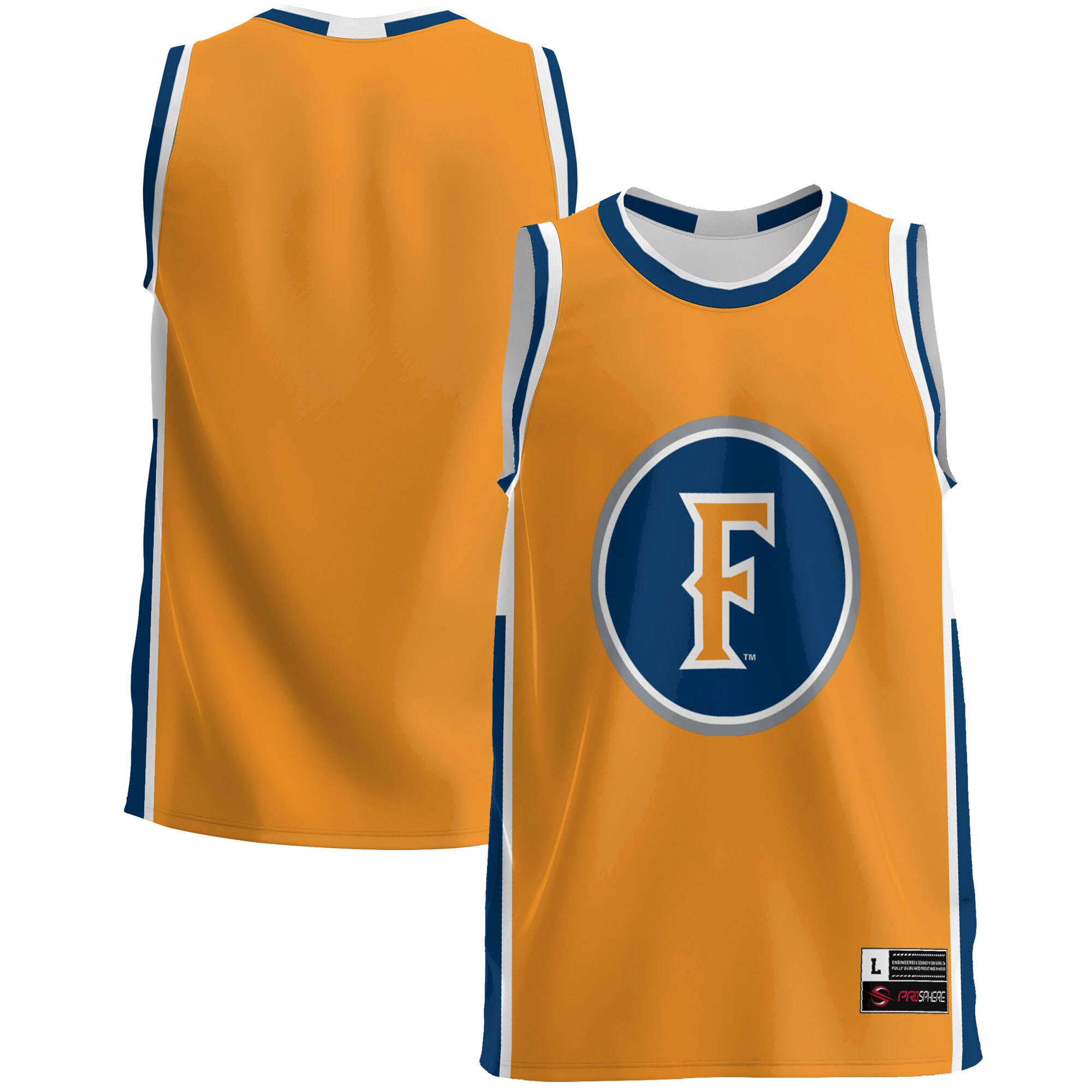 Cal State Fullerton Titans Basketball Jersey - Orange
