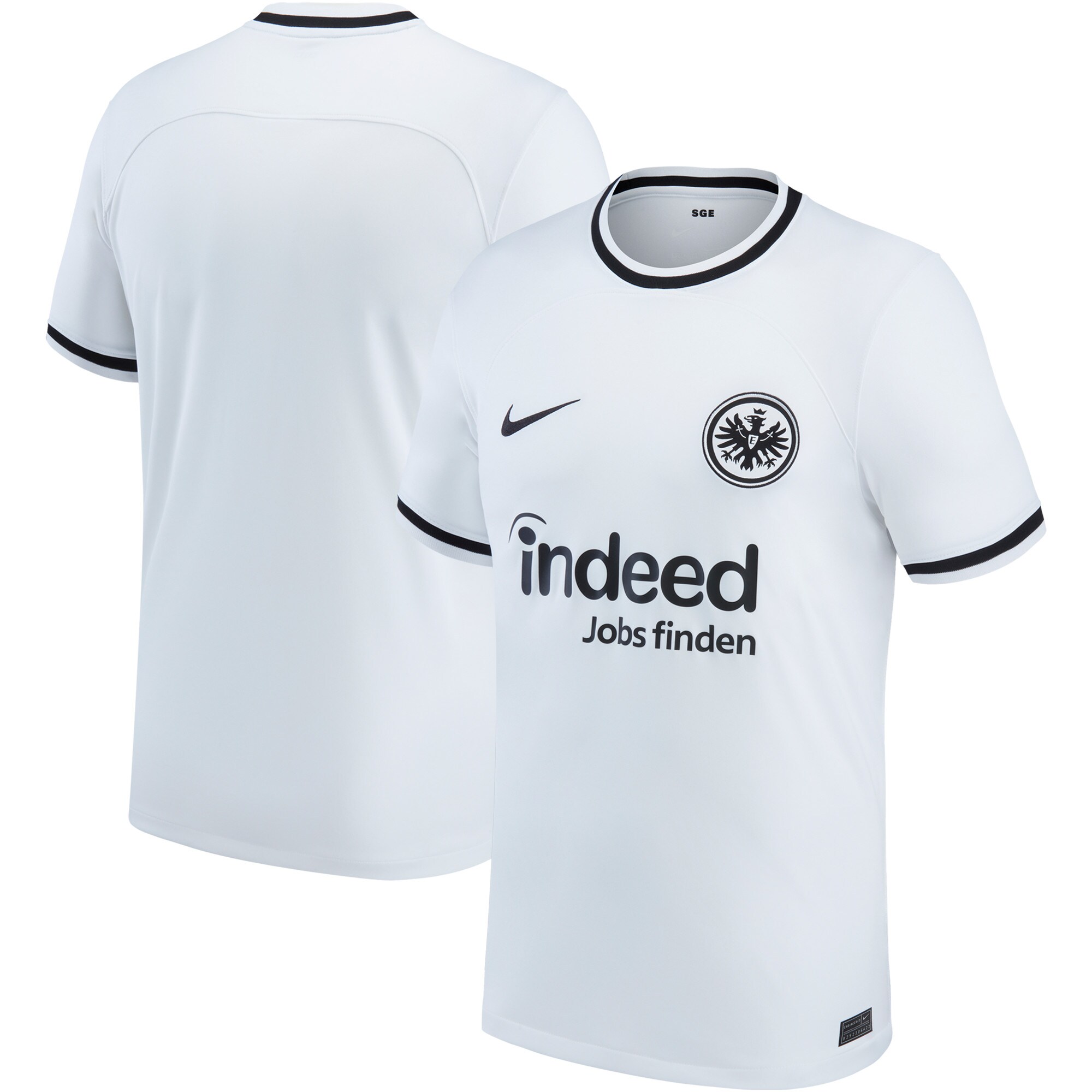 Eintracht Frankfurt Nike Youth 2022/23 Home Replica Jersey - White
