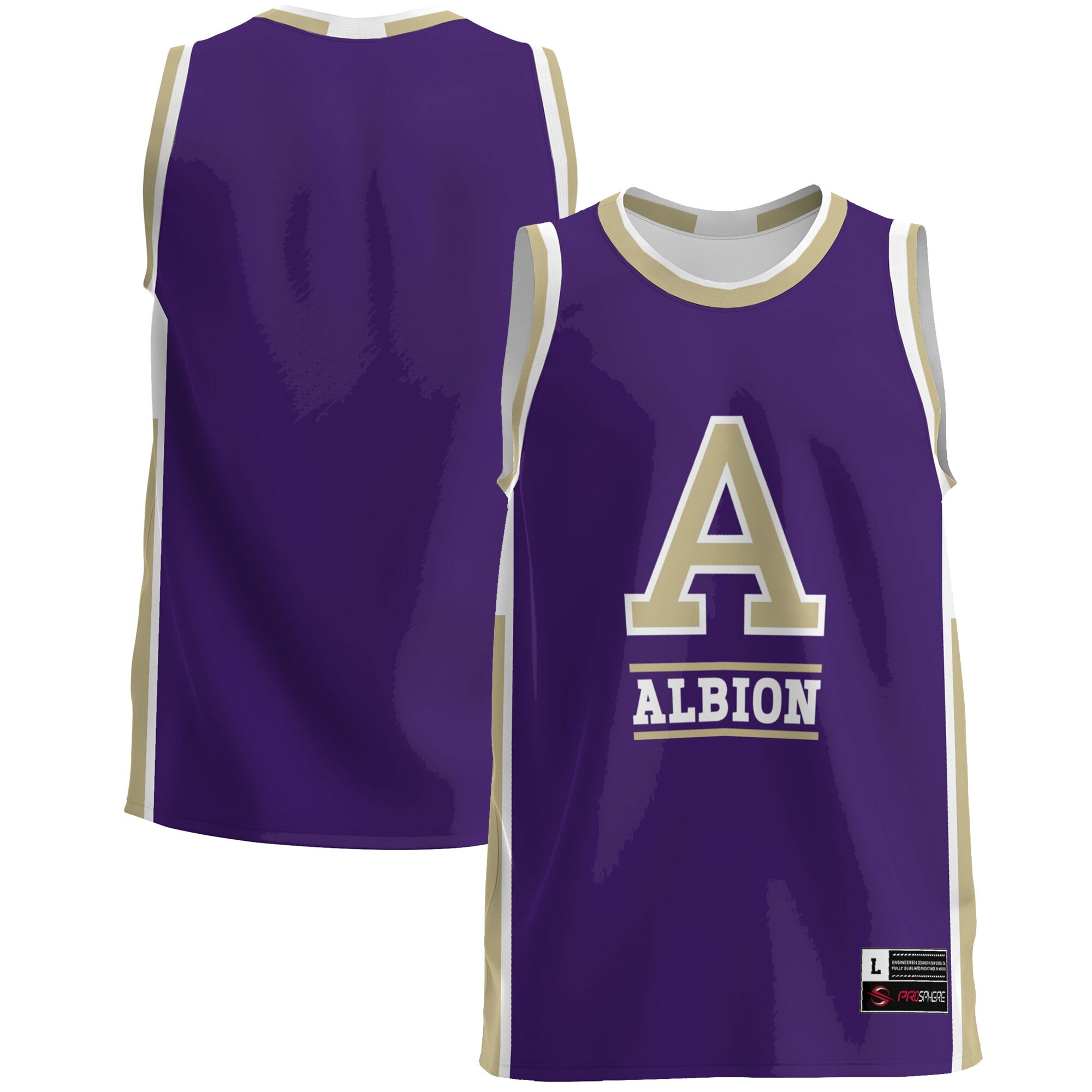 Albion Britons Basketball Jersey - Purple