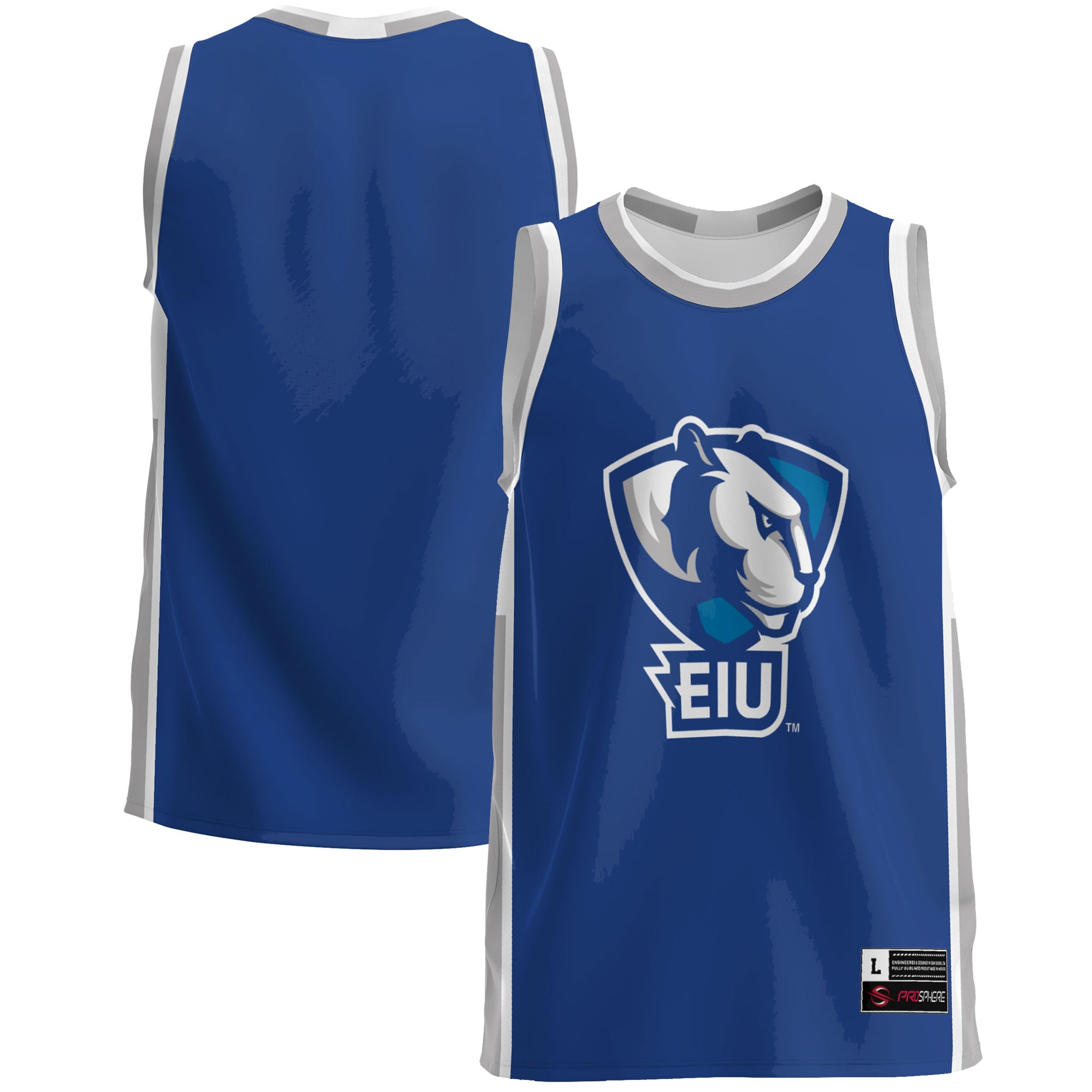 Eastern Illinois Panthers Basketball Jersey - Blue