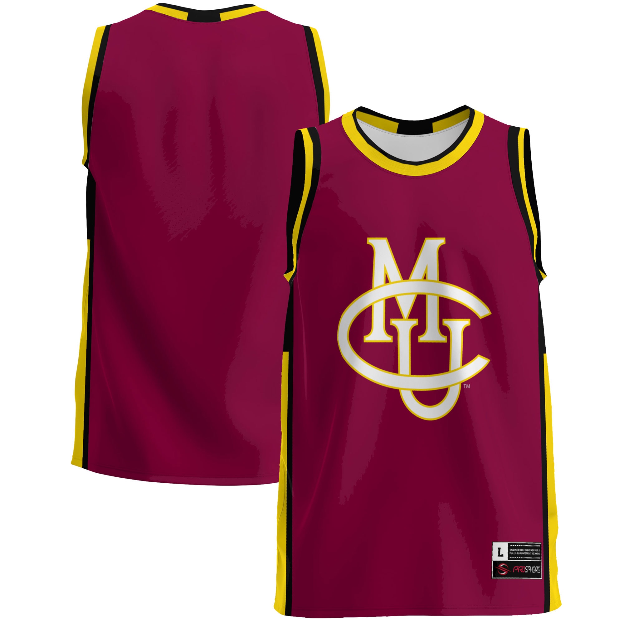 CMU Mavericks Basketball Jersey - Maroon