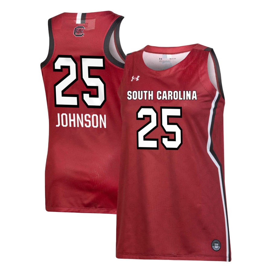 Raven Johnson South Carolina Gamecocks Under Armour Women's NIL Women's Basketball Jersey - Garnet