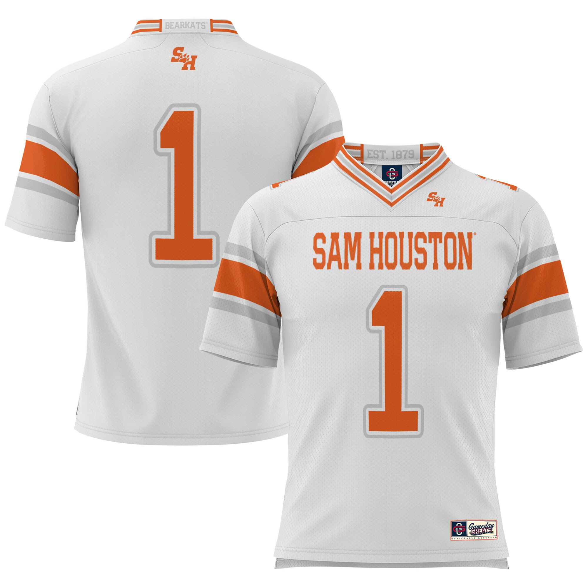 #1 Sam Houston State Bearkats ProSphere Football Jersey - White
