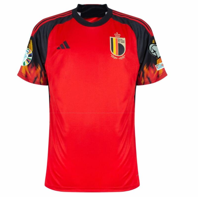 Belgium Home Euro 2024 Qualifying Shirt Jersey Kit Fan Gear Nation