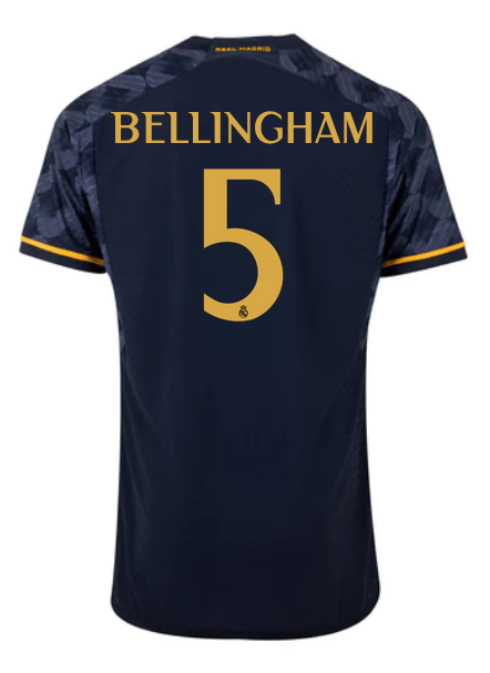 23/24 Real Madrid Away Jude Bellingham Jersey - Fan Gear Nation