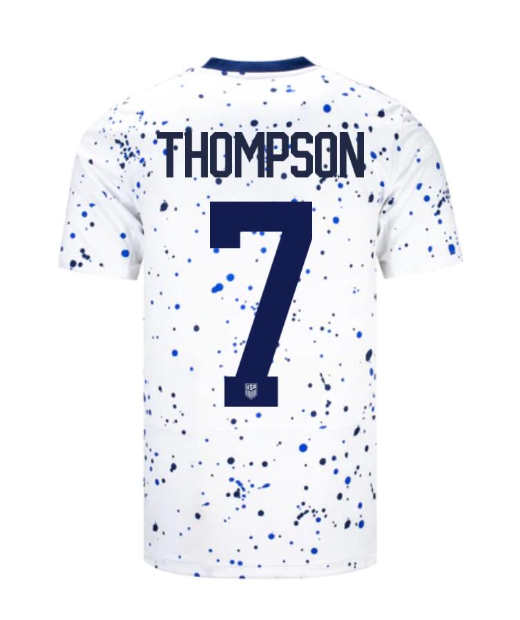 USWNT Alyssa Thompson Home Jersey USA 2023 Women's World Cup Kit Fan