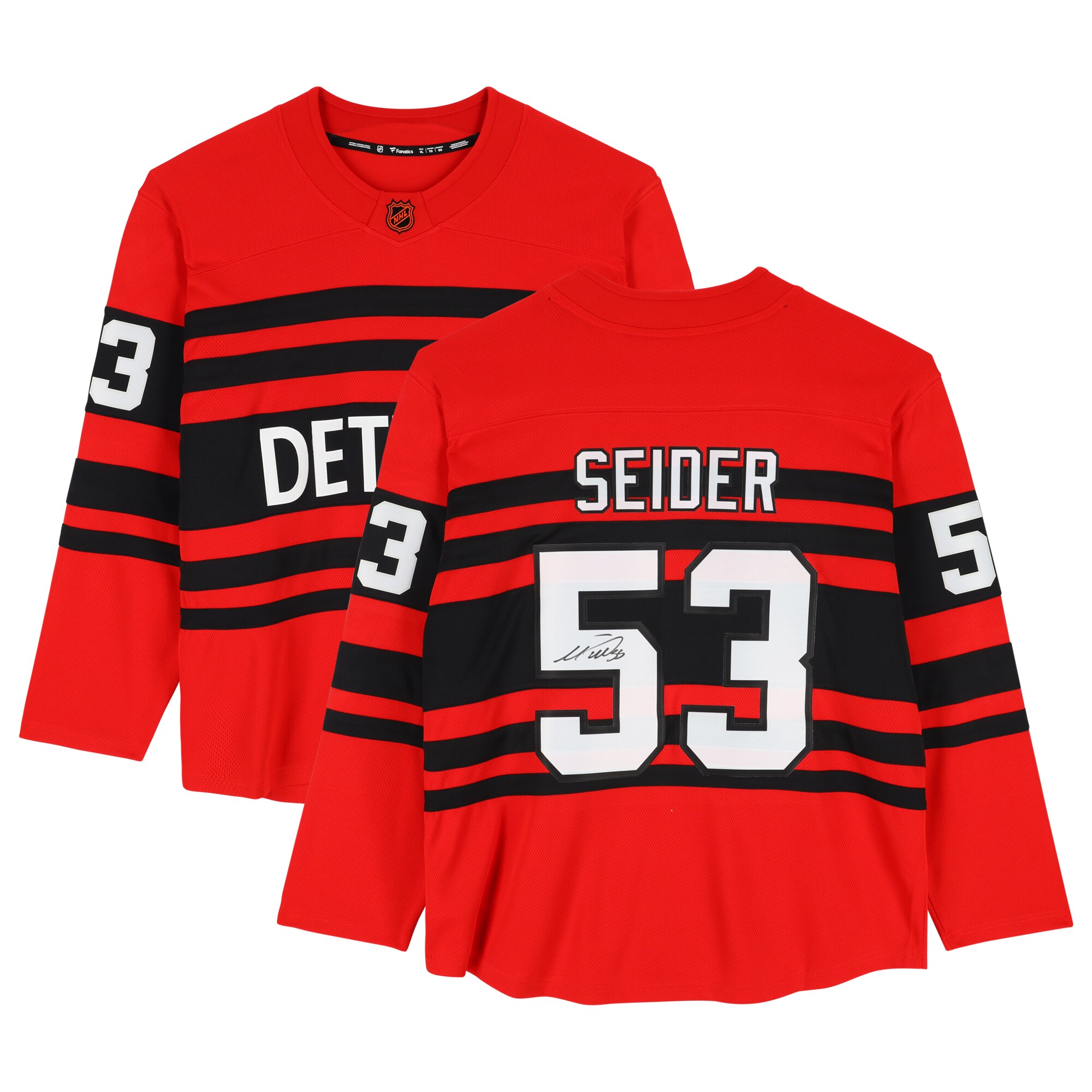 Moritz Seider Detroit Red Wings Autographed Fanatics Authentic 2022-23 Special Edition 2.0 Fanatics Breakaway Jersey