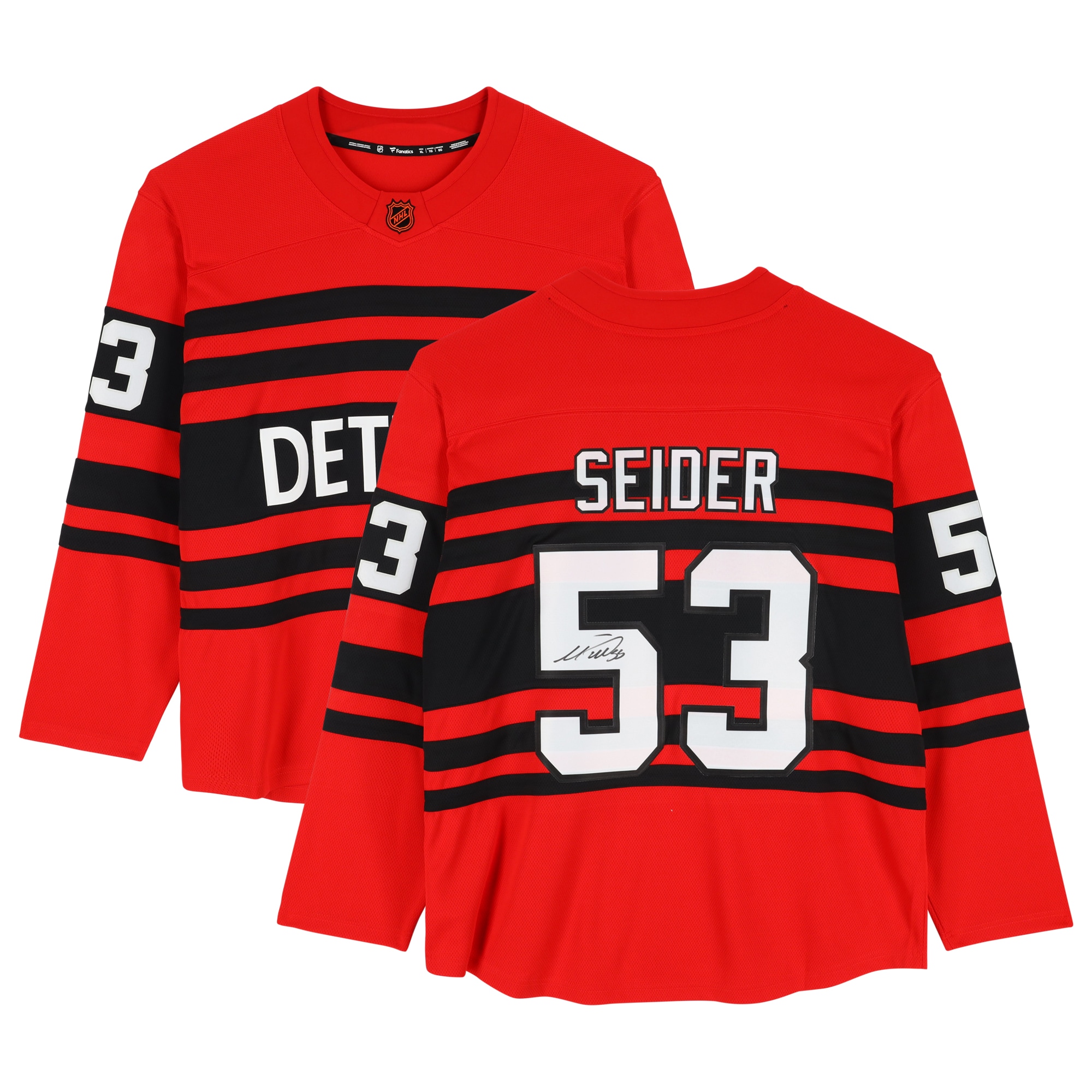 Moritz Seider Detroit Red Wings Autographed Fanatics Authentic 2022-23 Special Edition 2.0 Fanatics Breakaway Jersey