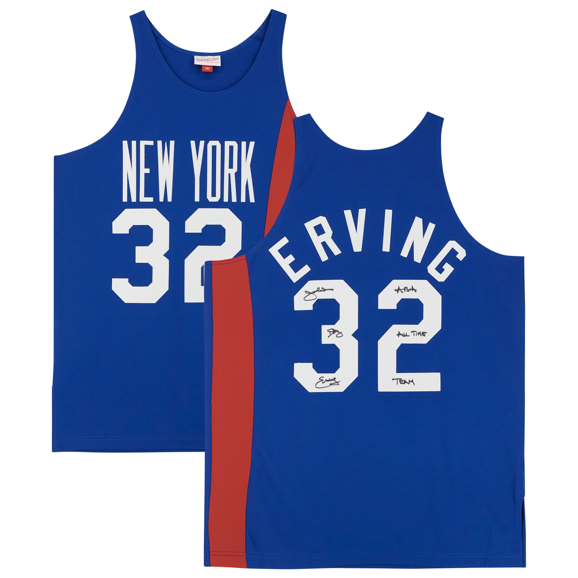 Julius Erving New York Nets Fanatics Authentic Autographed Mitchell & Ness 1973-74 Authentic Jersey with