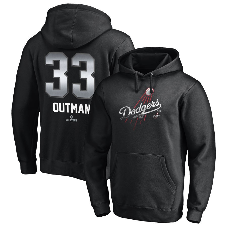 James Outman Los Angeles Dodgers Fanatics Branded Any Name & Number Midnight Mascot Pullover Hoodie - Black