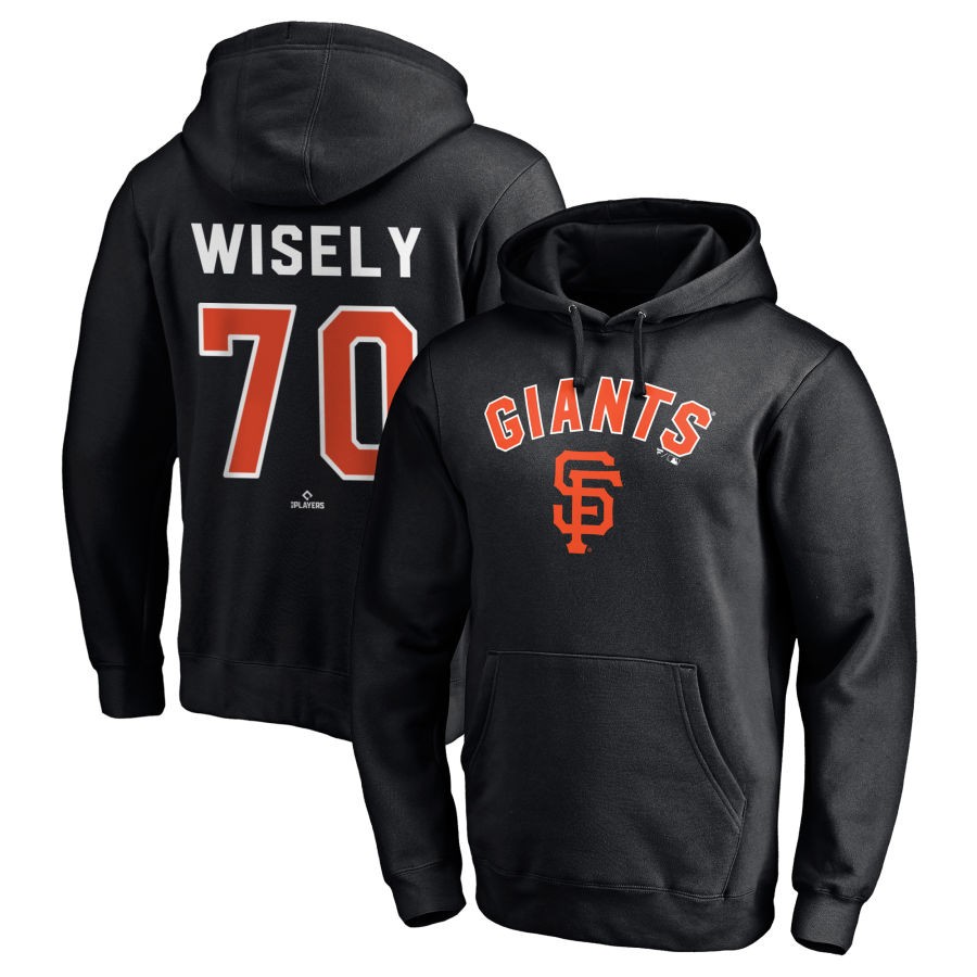 Brett Wisely San Francisco Giants Fanatics Branded Winning Streak Name & Number Pullover Hoodie - Black