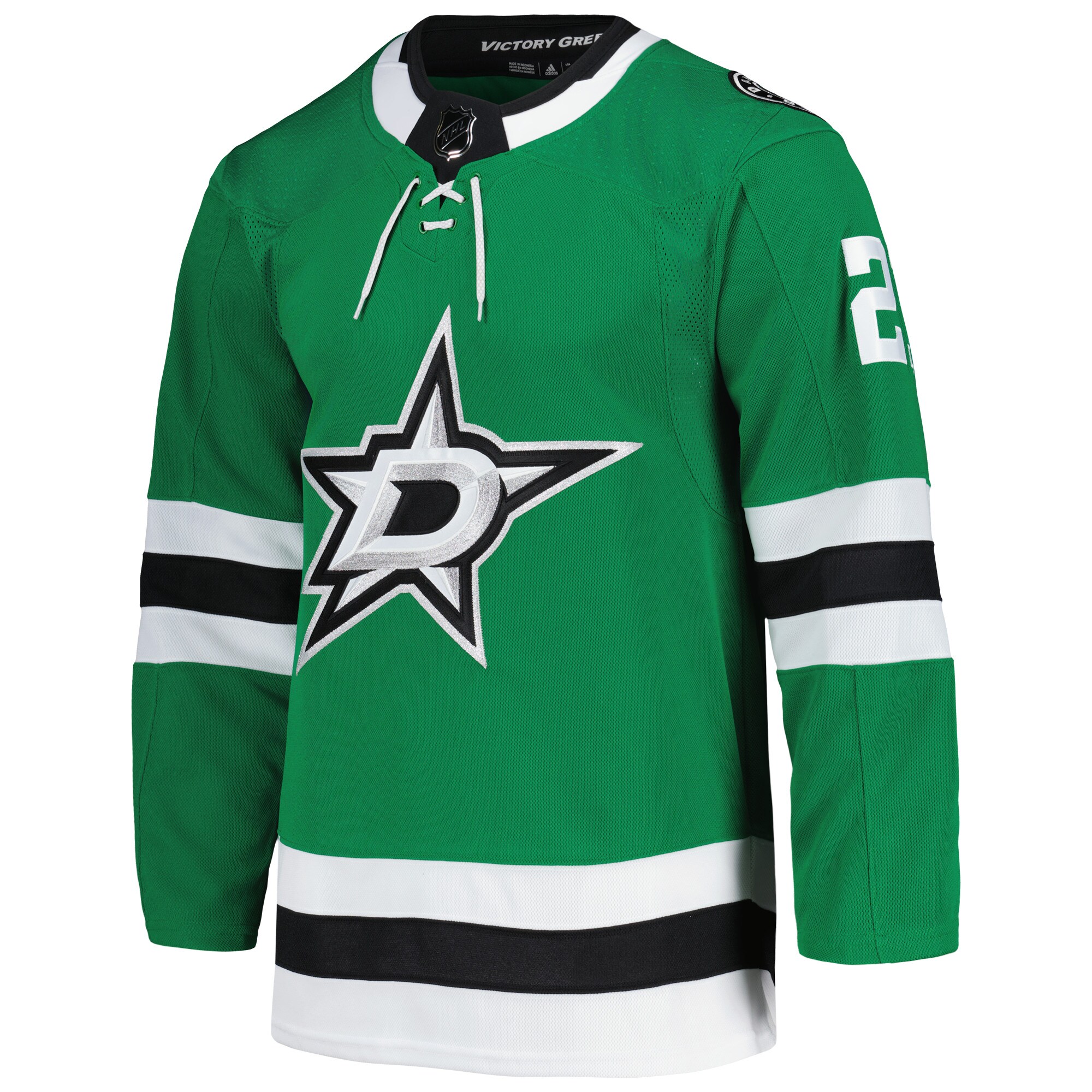 Men's Jason Robertson Dallas Stars adidas Home Primegreen Authentic Pro Player Jersey - Kelly Green