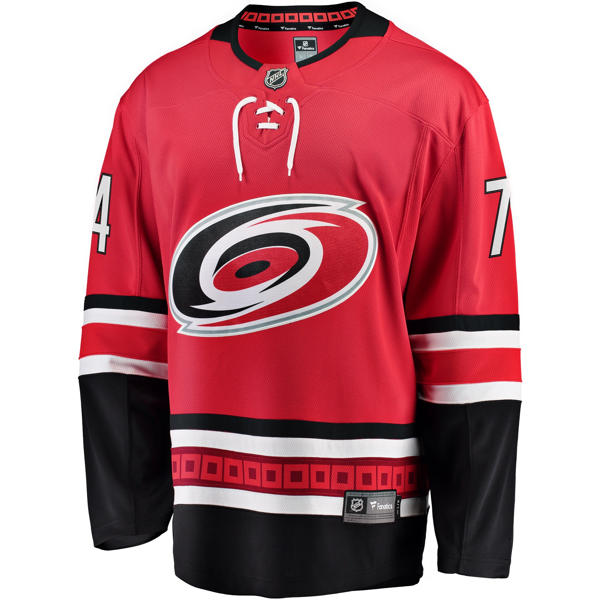 Men's Jaccob Slavin Carolina Hurricanes Fanatics Branded Alternate Breakaway Player Jersey - Red