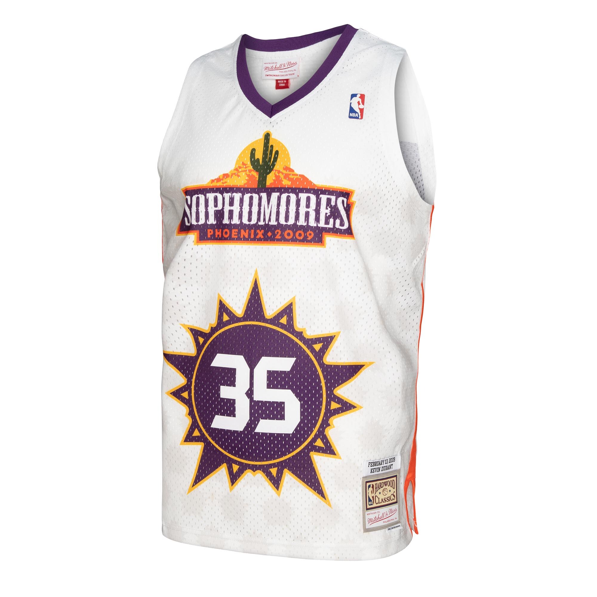 Men's Kevin Durant Mitchell & Ness 2009 Rising Stars Swingman Jersey - White