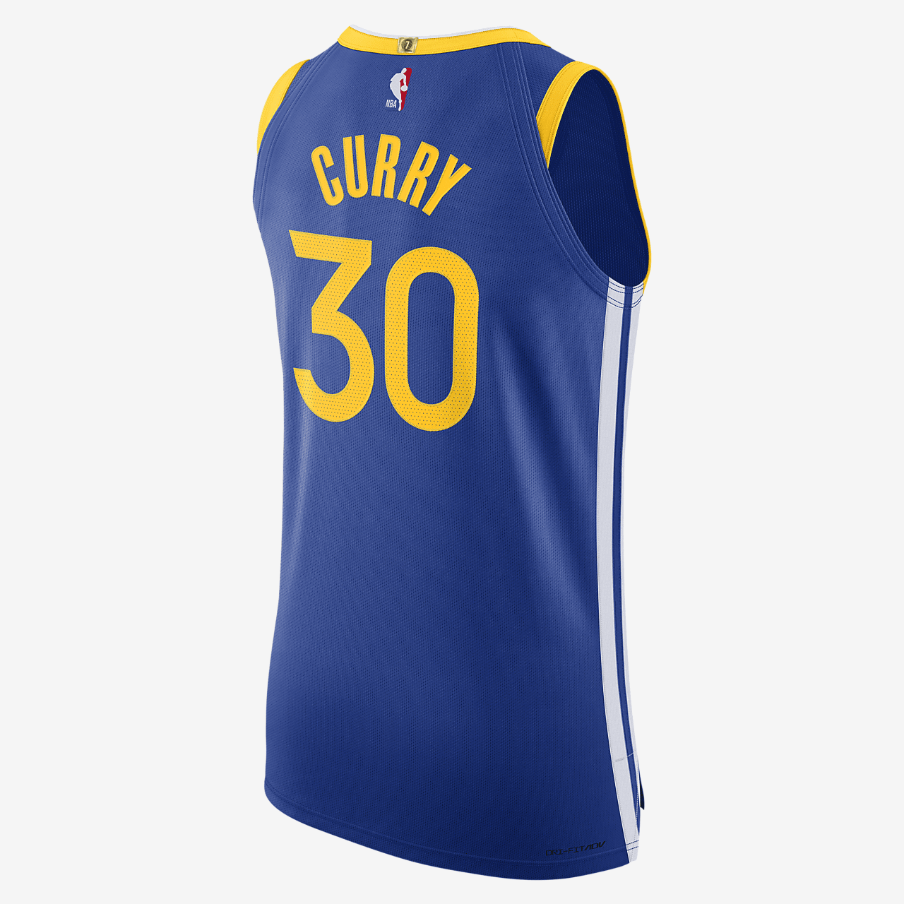 Stephen Curry Warriors Icon Edition 2020 Men's Nike NBA Authentic Jersey - Rush Blue