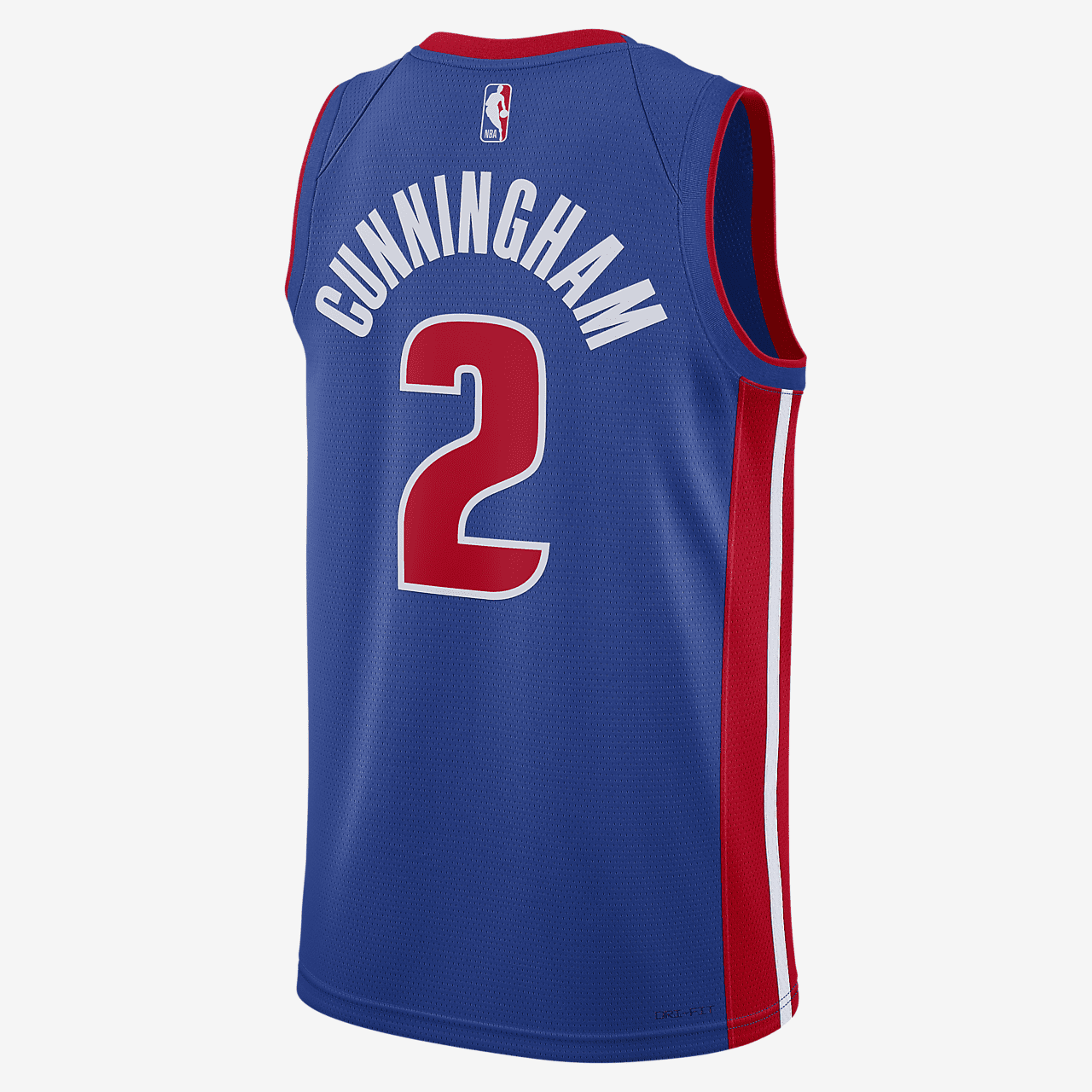 Detroit Pistons Icon Edition 2022/23 Men's Nike Dri-FIT NBA Swingman Jersey - Rush Blue