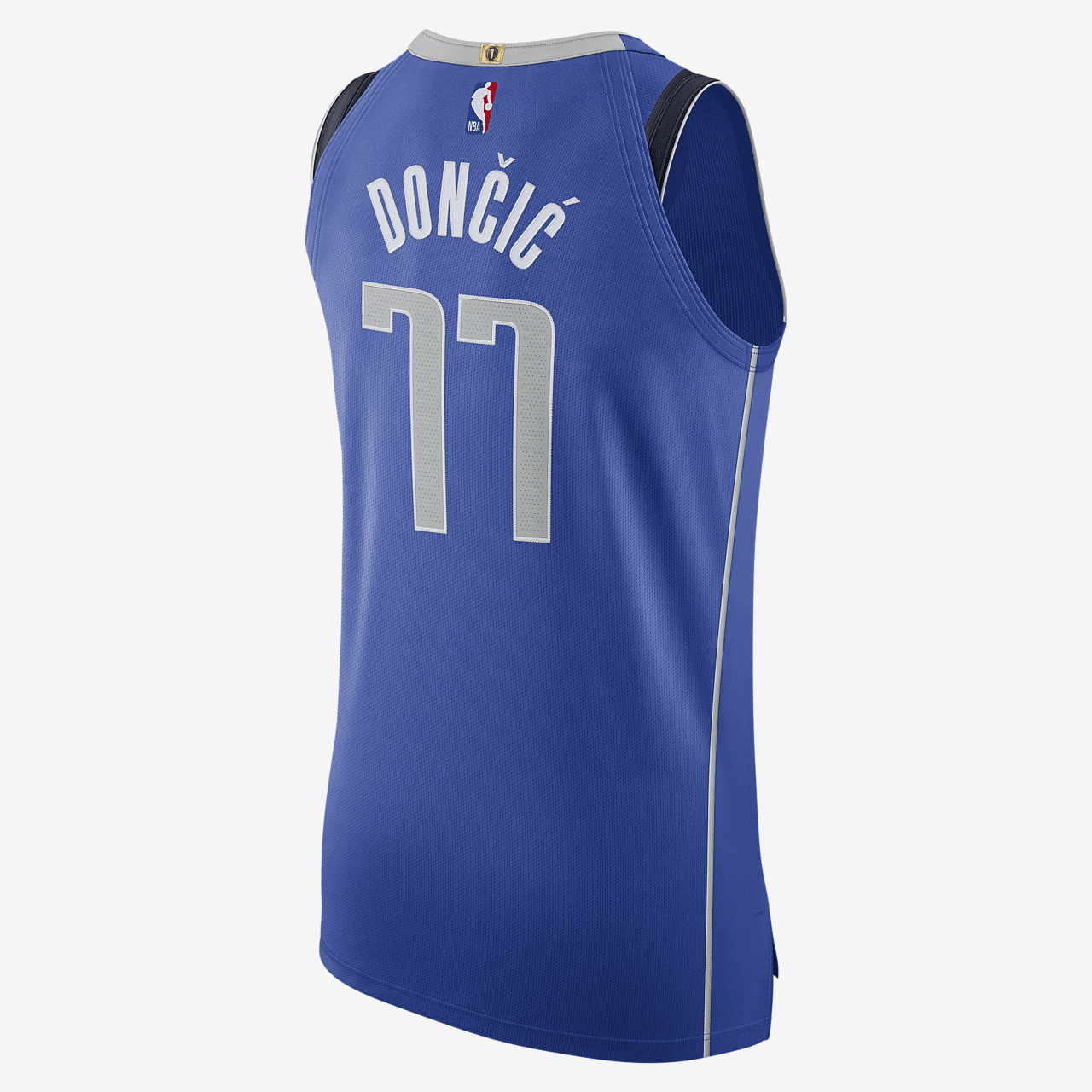 Luka Doncic Mavericks Icon Edition 2020 Men's Nike NBA Authentic Jersey - Game Royal