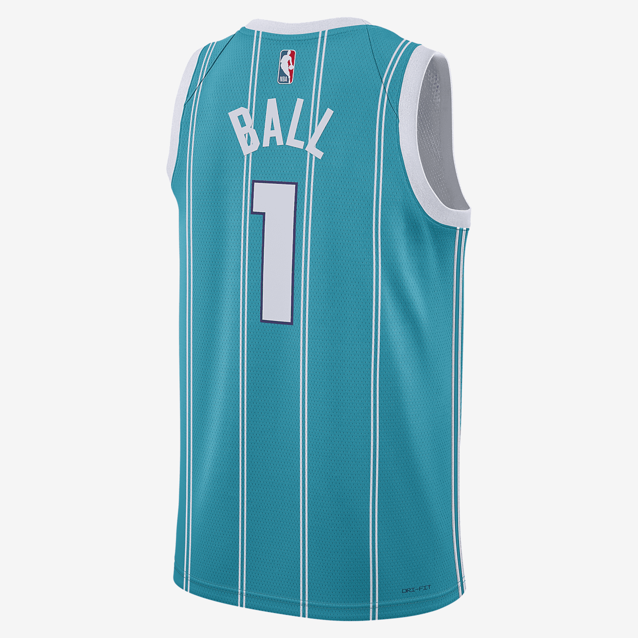 Charlotte Hornets Icon Edition 2022/23 Men's Jordan Dri-FIT NBA Swingman Jersey - Rapid Teal