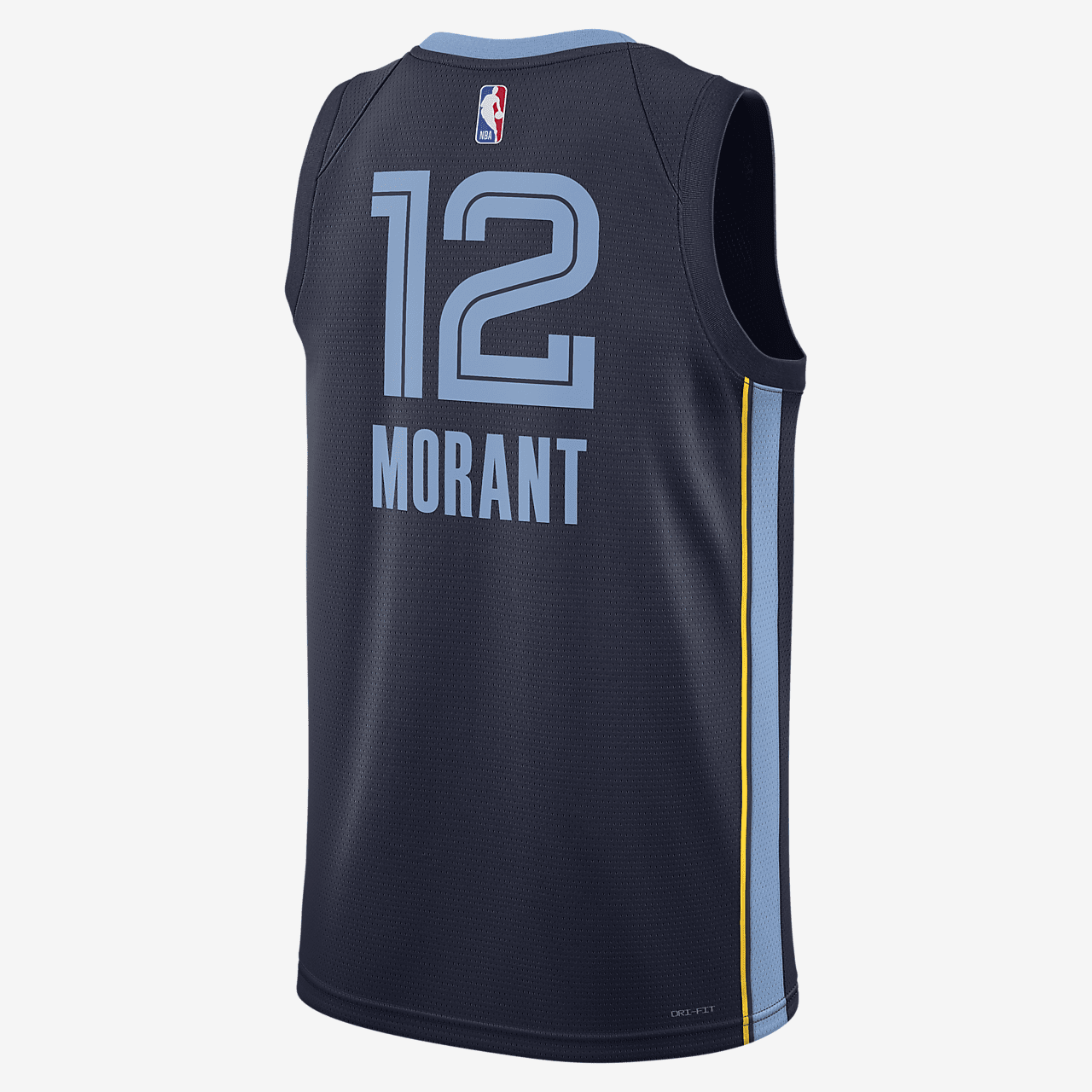 Memphis Grizzlies Icon Edition 2022/23 Men's Nike Dri-FIT NBA Swingman Jersey - College Navy