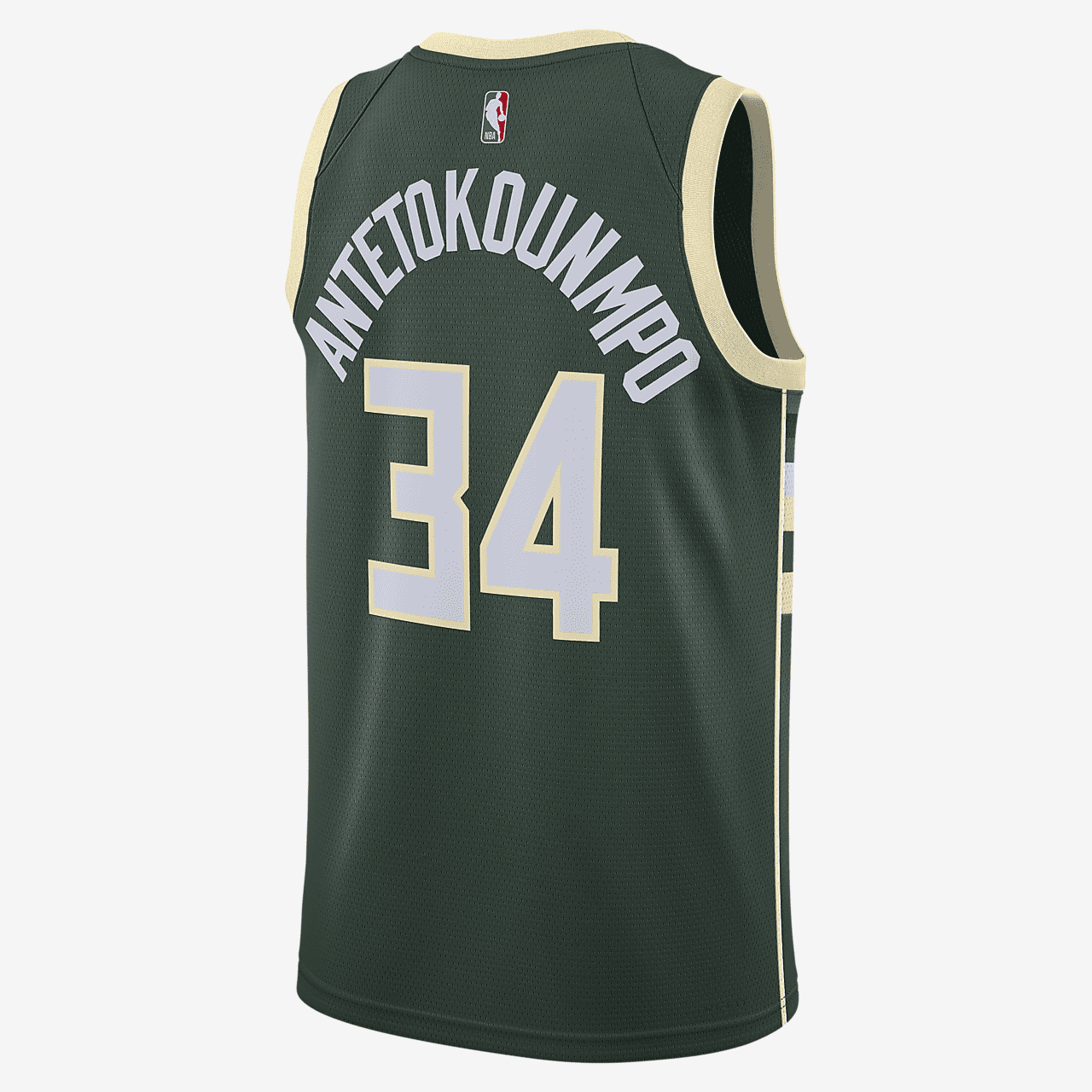 Milwaukee Bucks Icon Edition 2022/23 Men's Nike Dri-FIT NBA Swingman Jersey - Fir