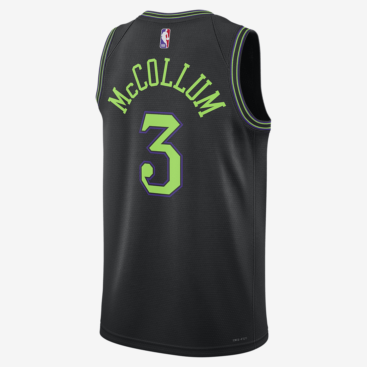 CJ McCollum New Orleans Pelican City Edition 2023/24 Men's Nike Dri-FIT NBA Swingman Jersey - Black