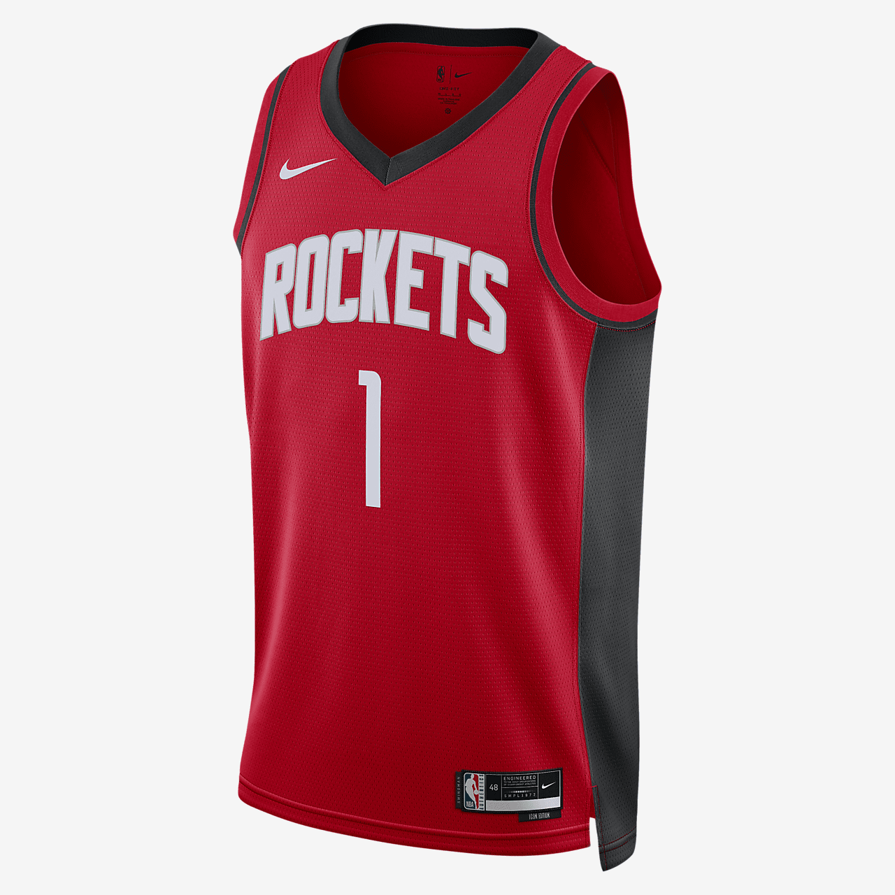 Houston Rockets Icon Edition 2022/23 Men's Nike Dri-FIT NBA Swingman Jersey - University Red