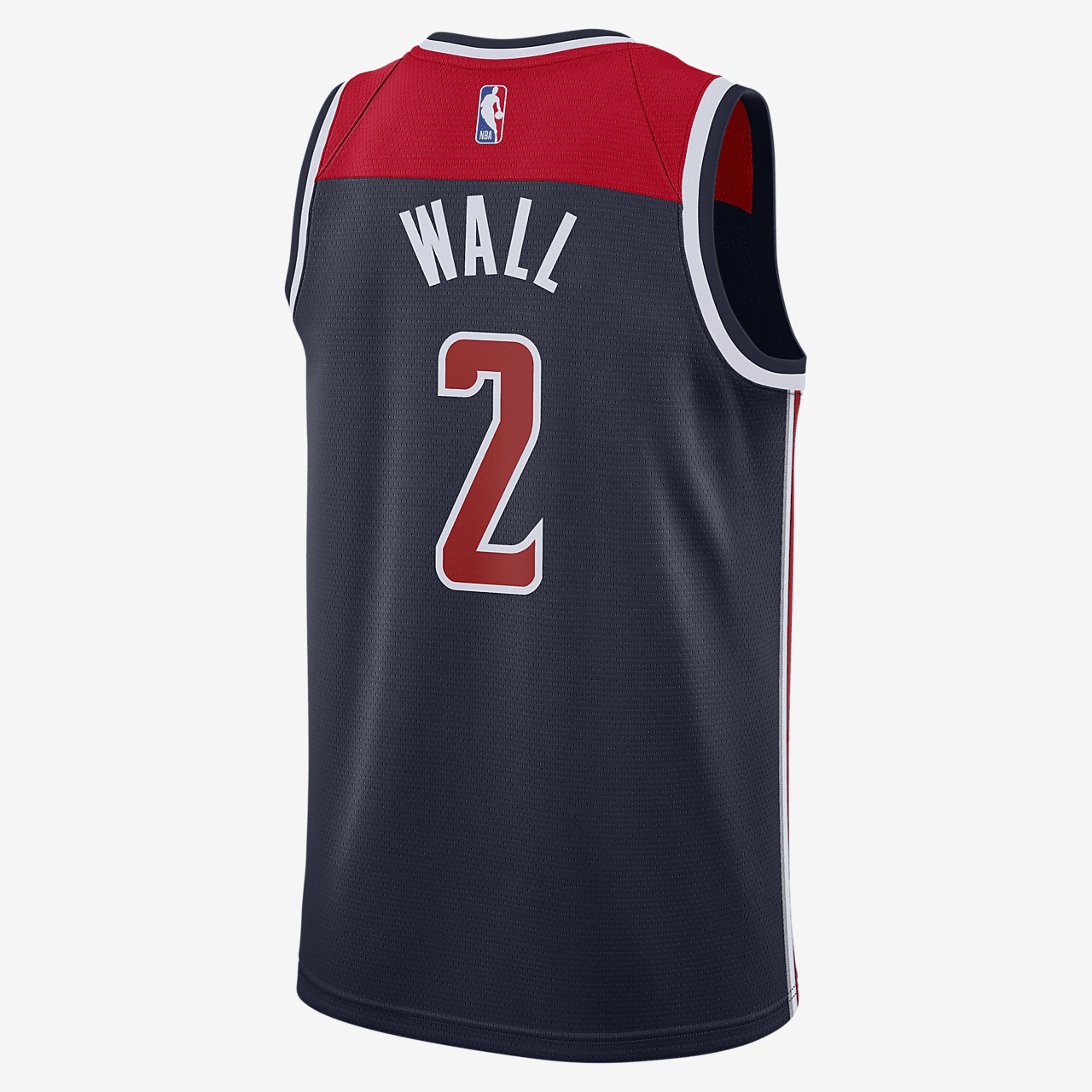 John Wall Wizards Statement Edition 2020 Jordan NBA Swingman Jersey - College Navy/University Red/White