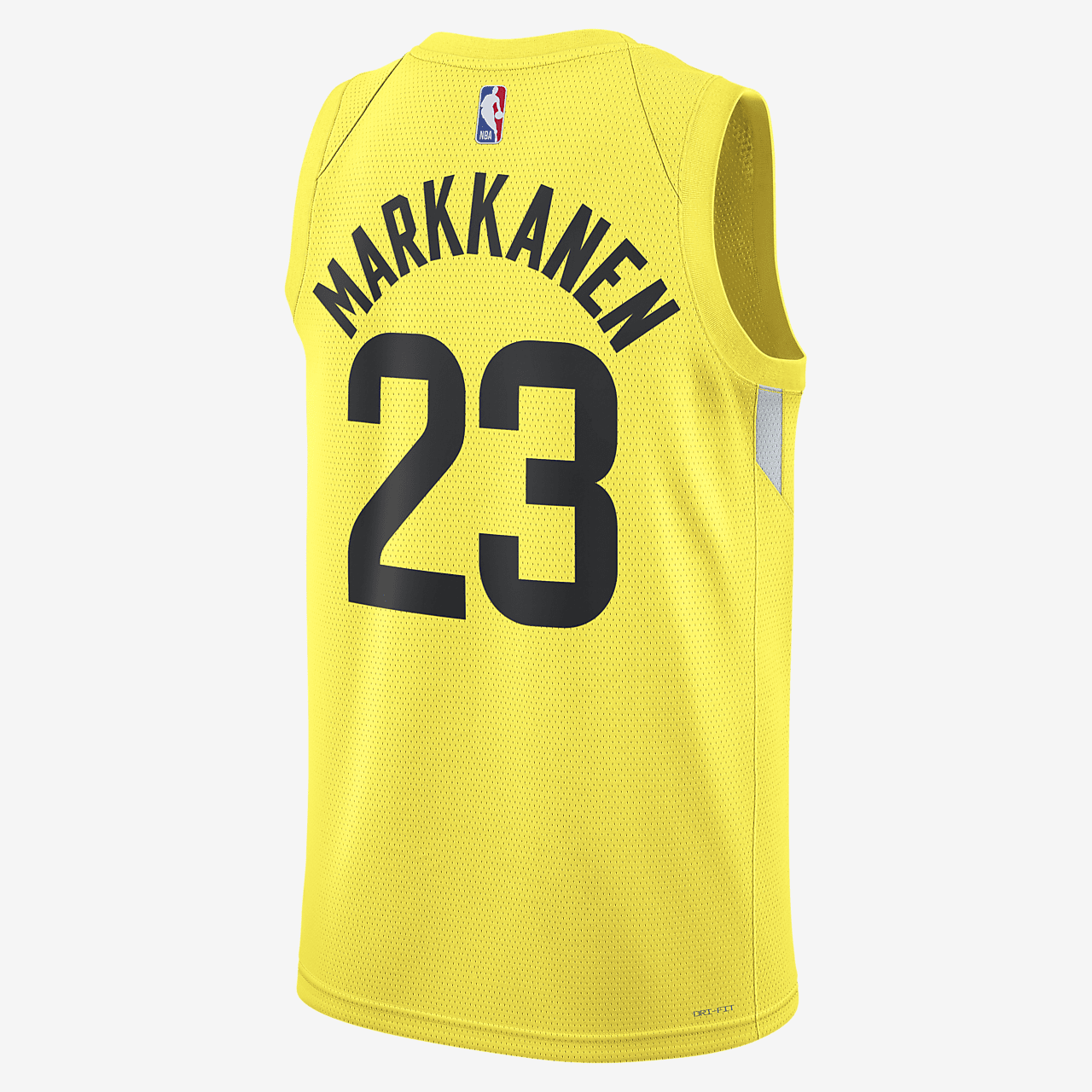 Utah Jazz Icon Edition 2022/23 Men's Nike Dri-FIT NBA Swingman Jersey - Yellow Strike