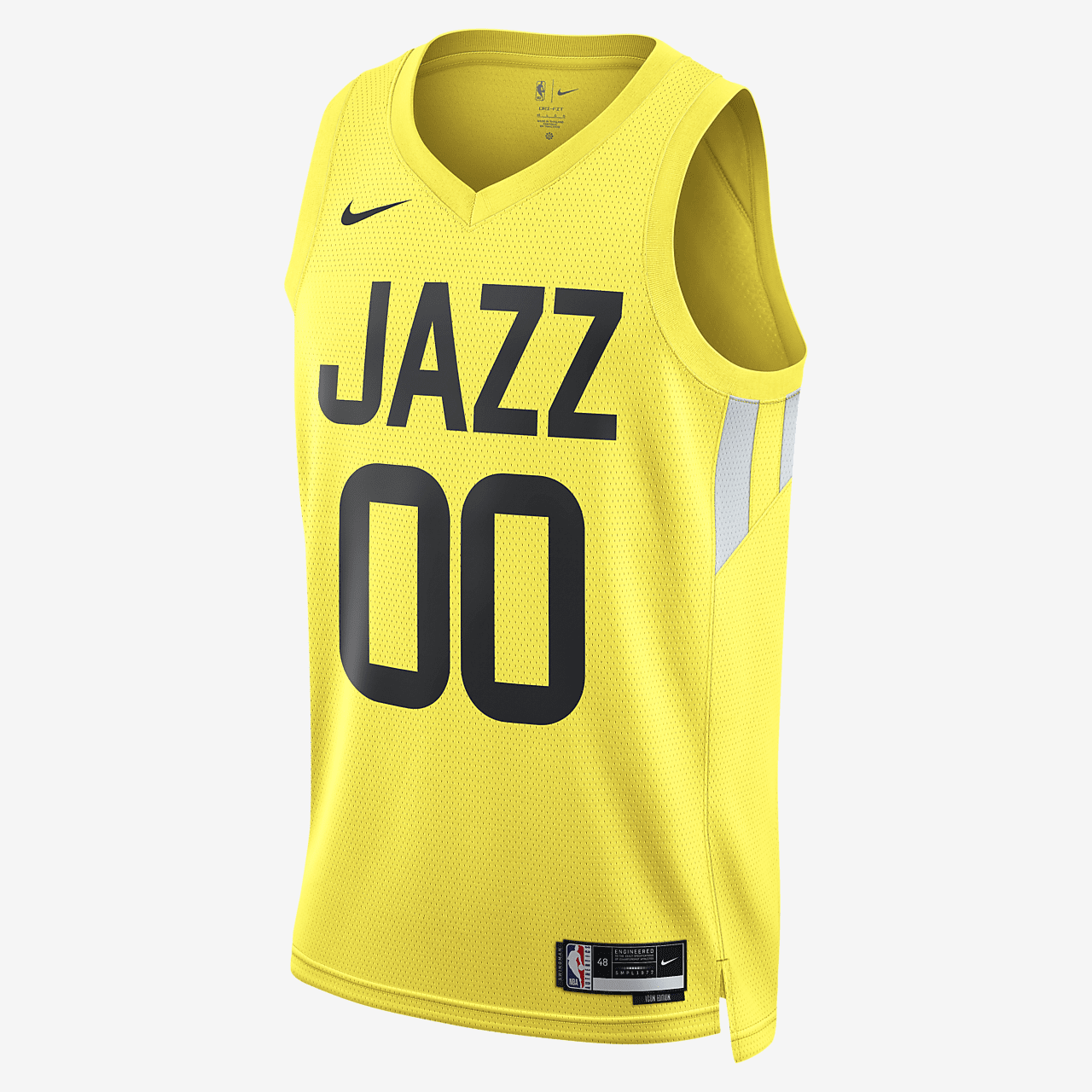 Utah Jazz Icon Edition 2022/23 Men's Nike Dri-FIT NBA Swingman Jersey - Yellow Strike