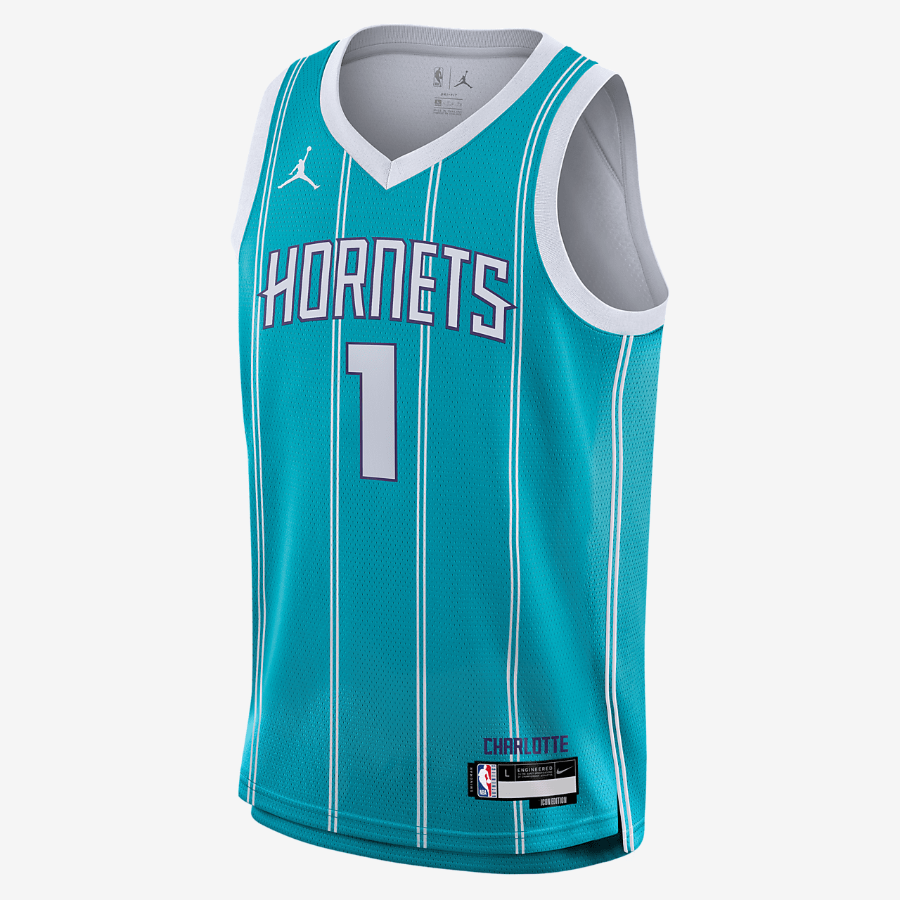 LaMelo Ball Charlotte Hornets Icon Edition 2023/24 Jordan Dri-FIT NBA Swingman Jersey - Rapid Teal
