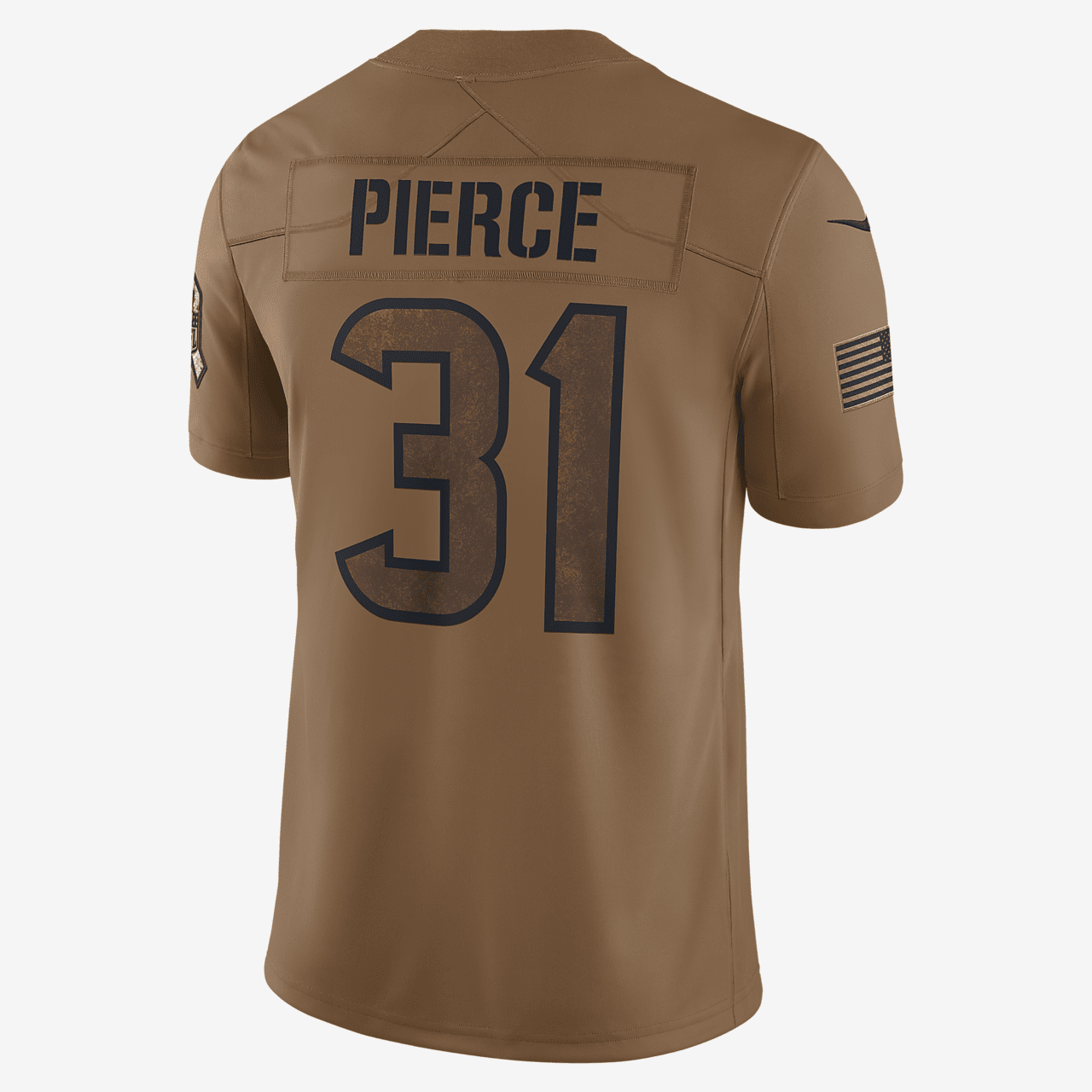 Dameon Pierce Houston Texans Salute to Service Men's Nike Dri-FIT NFL Limited Jersey - Brown