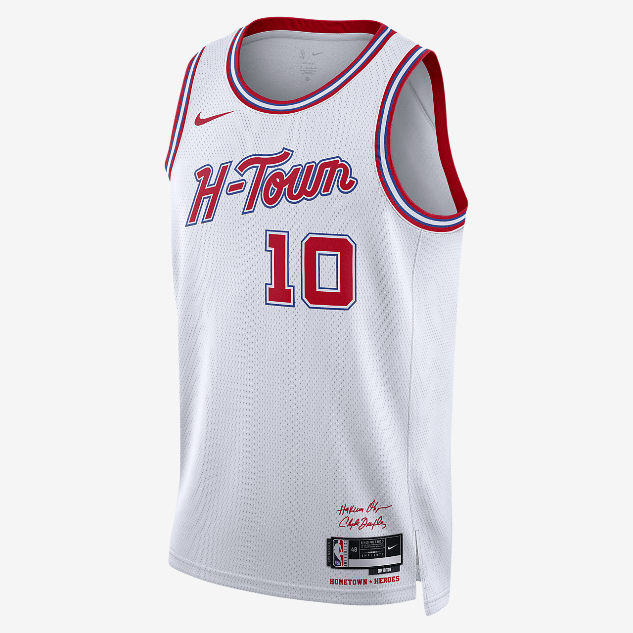 Jabari Smith Jr Houston Rockets City Edition 2023/24 Men's NIke Dri-FIT NBA Swingman Jersey - White