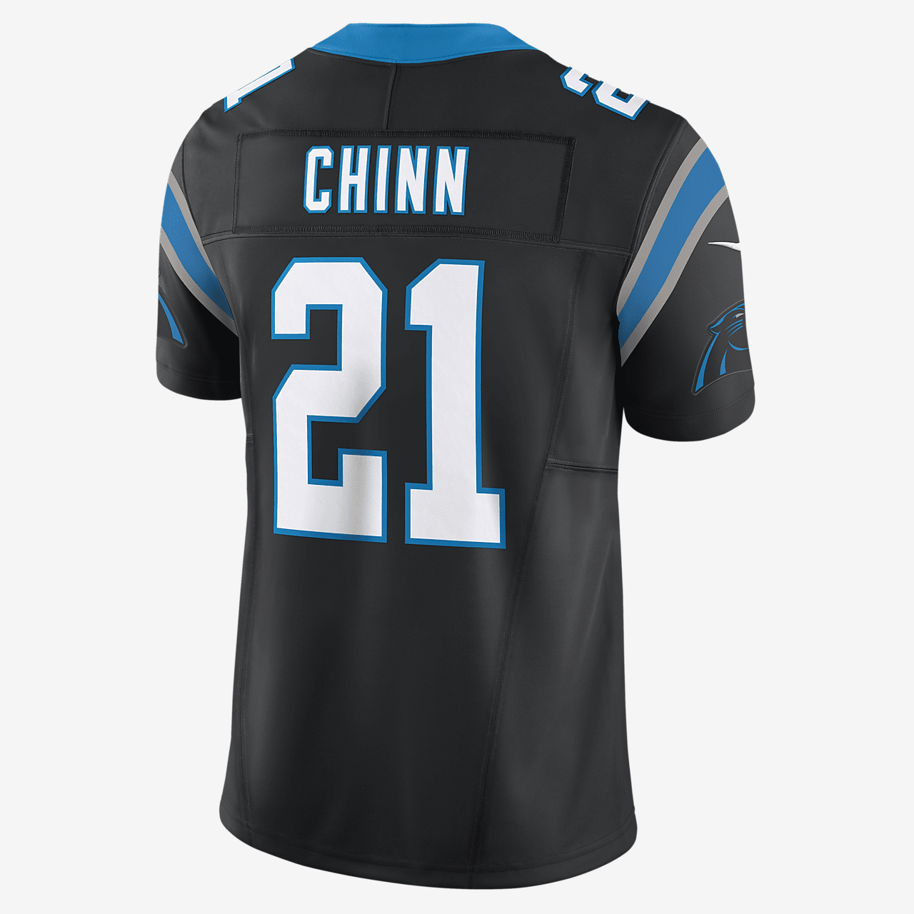 Jeremy Chinn Carolina Panthers Men's Nike Dri-FIT NFL Limited Football Jersey - Black
