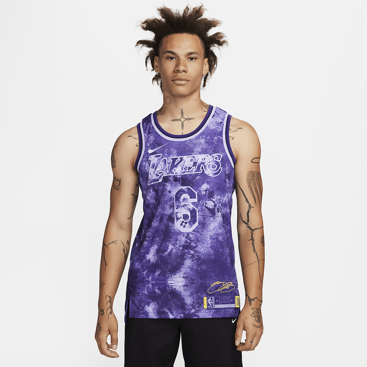 LeBron James Los Angeles Lakers 2022/23 Select Series Men's Nike Dri-FIT NBA Swingman Jersey - Purple Pulse