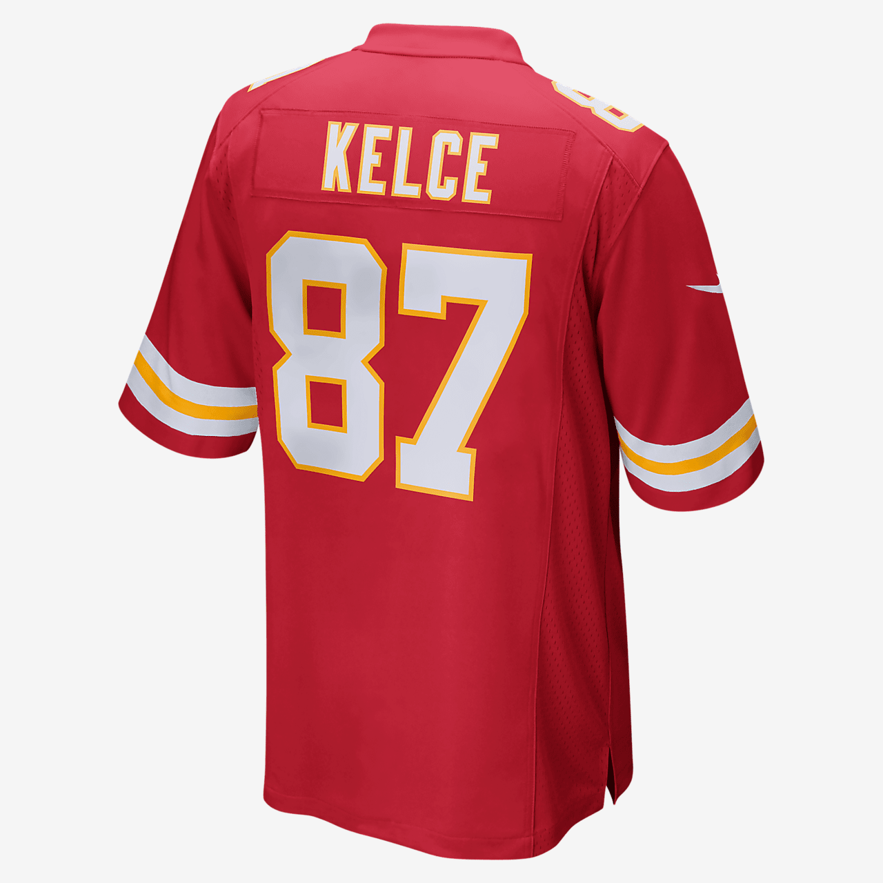 NFL Kansas City Chiefs (Travis Kelce) Men's Game Football Jersey - University Red