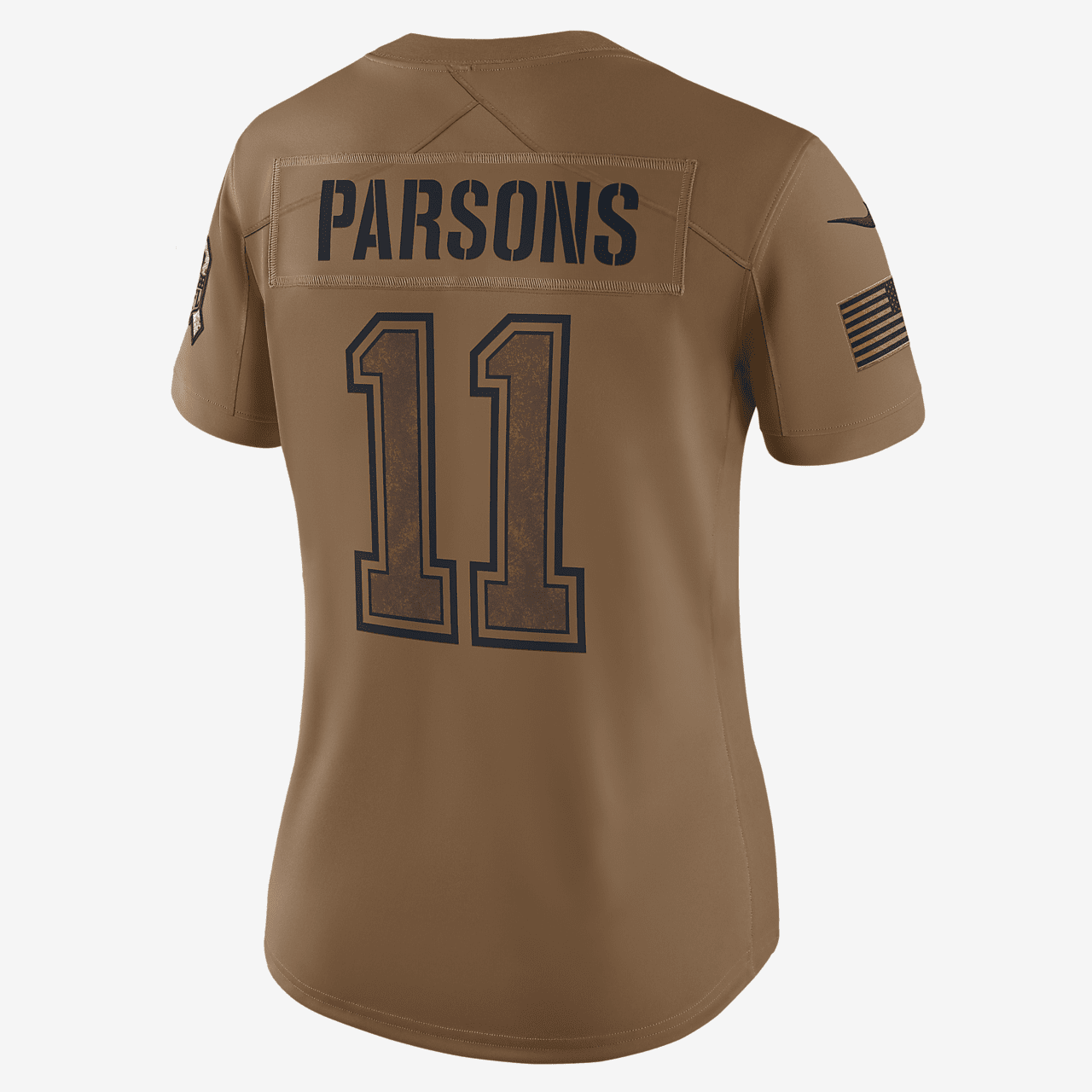 Micah Parsons Dallas Cowboys Salute to Service Women's Nike Dri-FIT NFL Limited Jersey - Brown