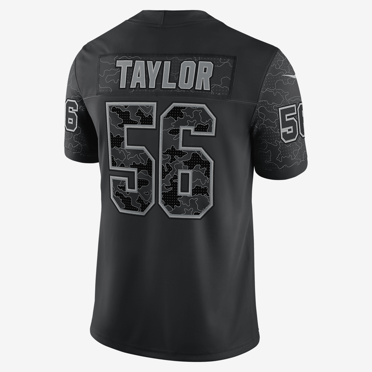 NFL New York Giants RFLCTV (Lawrence Taylor) Men's Fashion Football Jersey - Black
