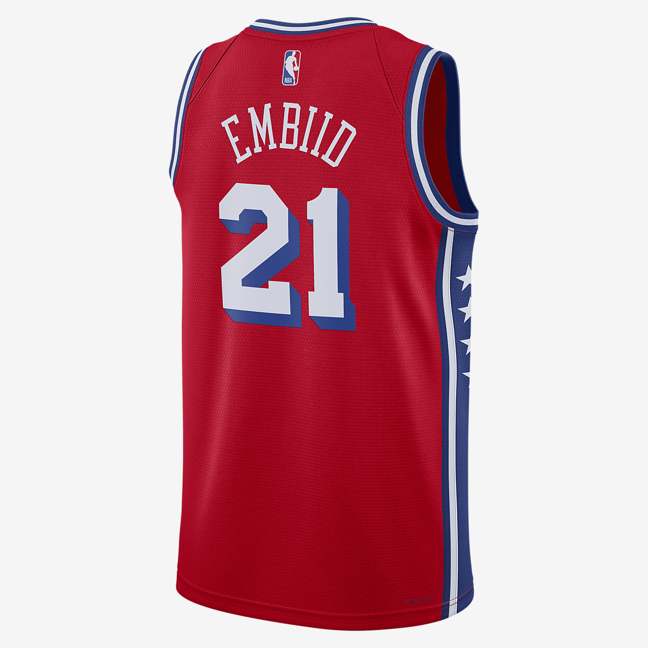 Philadelphia 76ers Statement Edition Men's Jordan Dri-FIT NBA Swingman Jersey - University Red
