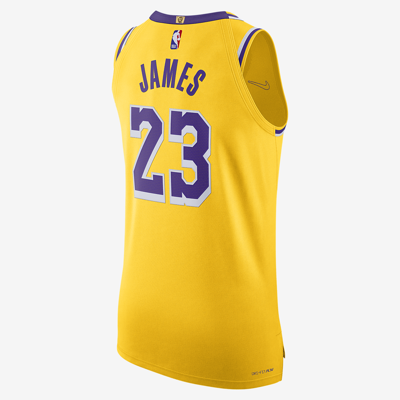 Los Angeles Lakers Icon Edition 2022/23 Men's Nike Dri-FIT ADV NBA Authentic Jersey - Amarillo