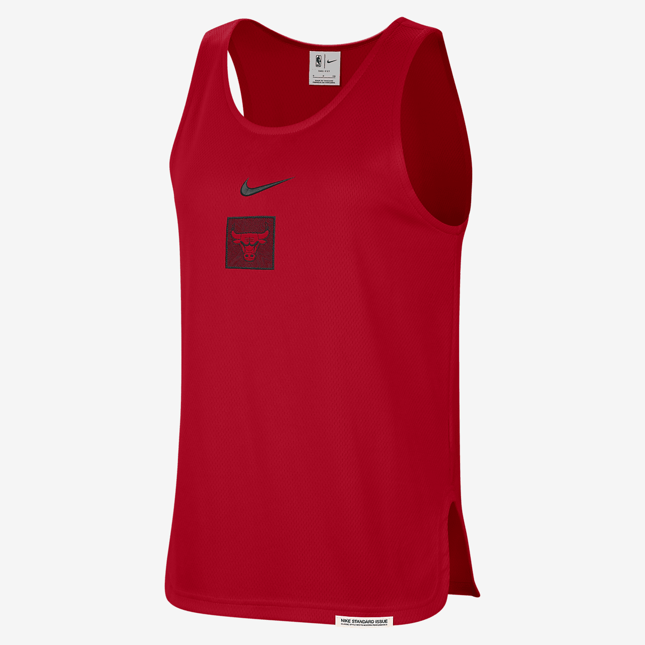 Chicago Bulls Standard Issue Women's Nike Dri-FIT NBA Jersey - University Red/Black/Black