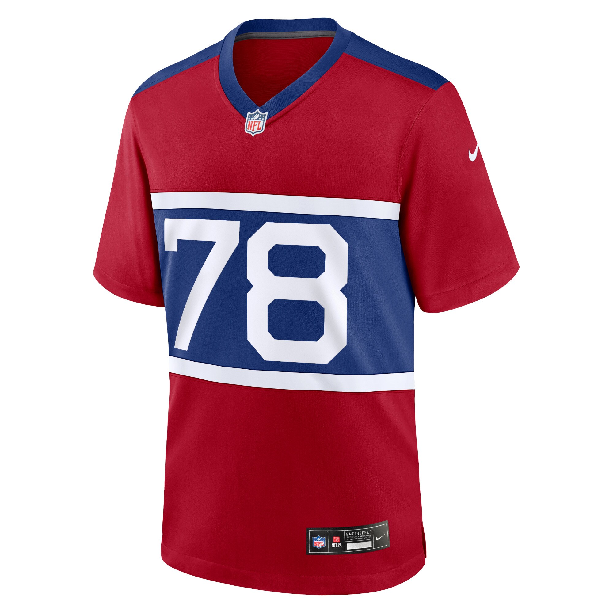 Men's New York Giants Andrew Thomas Nike Century Red Alternate Player Game Jersey