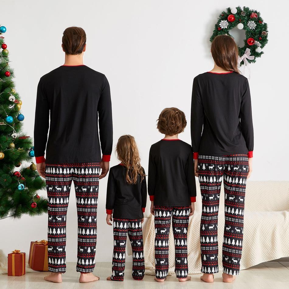 Cute Christmas Hat Print Family Matching hot Set