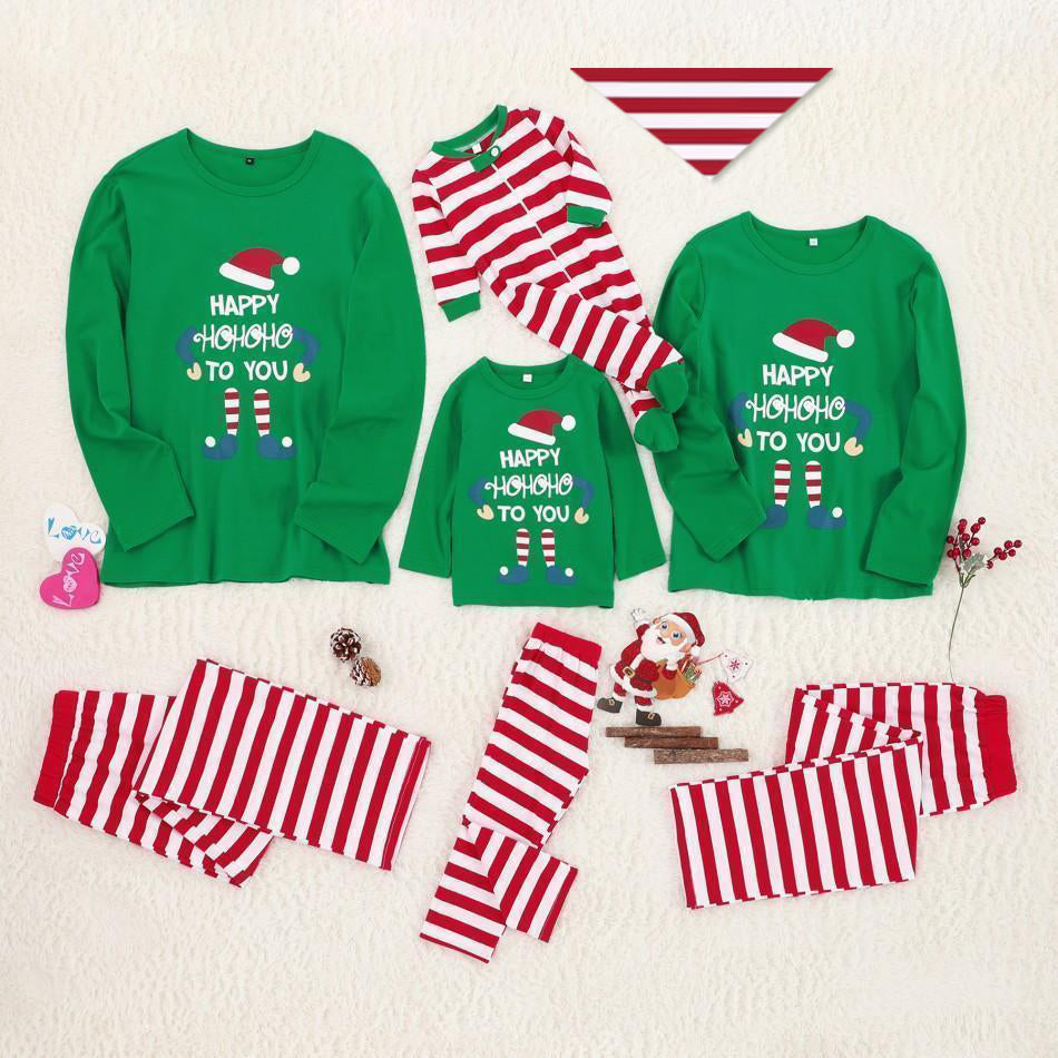 This Family is An Elf Family Plaid Christmas Matching Pajamas Set